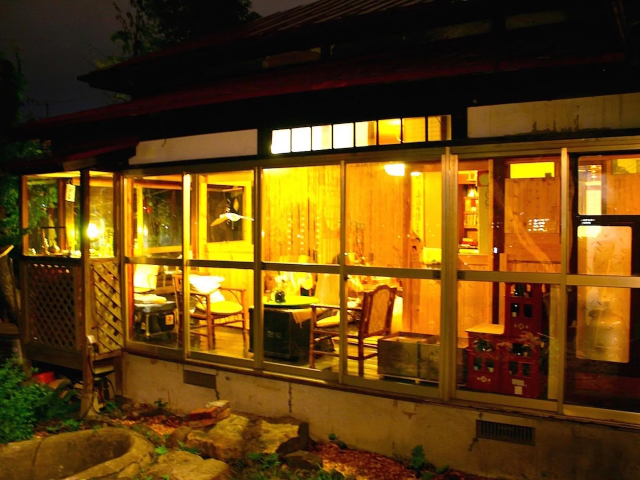 Garden in The Otaornai Backpacker's Hostel Morinoki