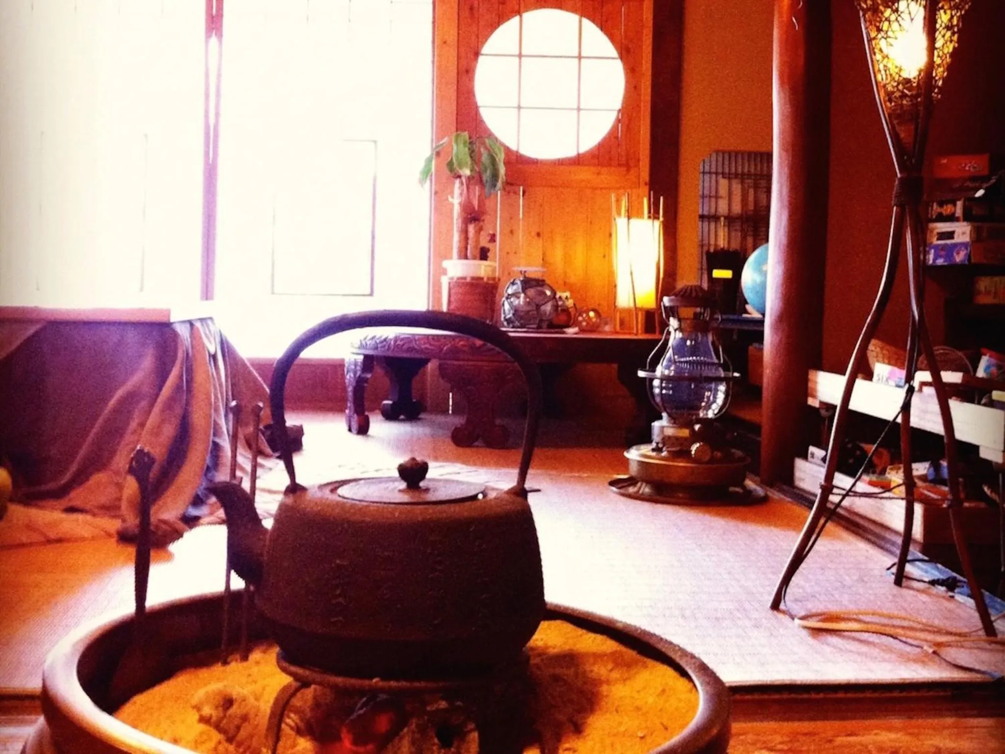 Decorative detail in The Otaornai Backpacker's Hostel Morinoki