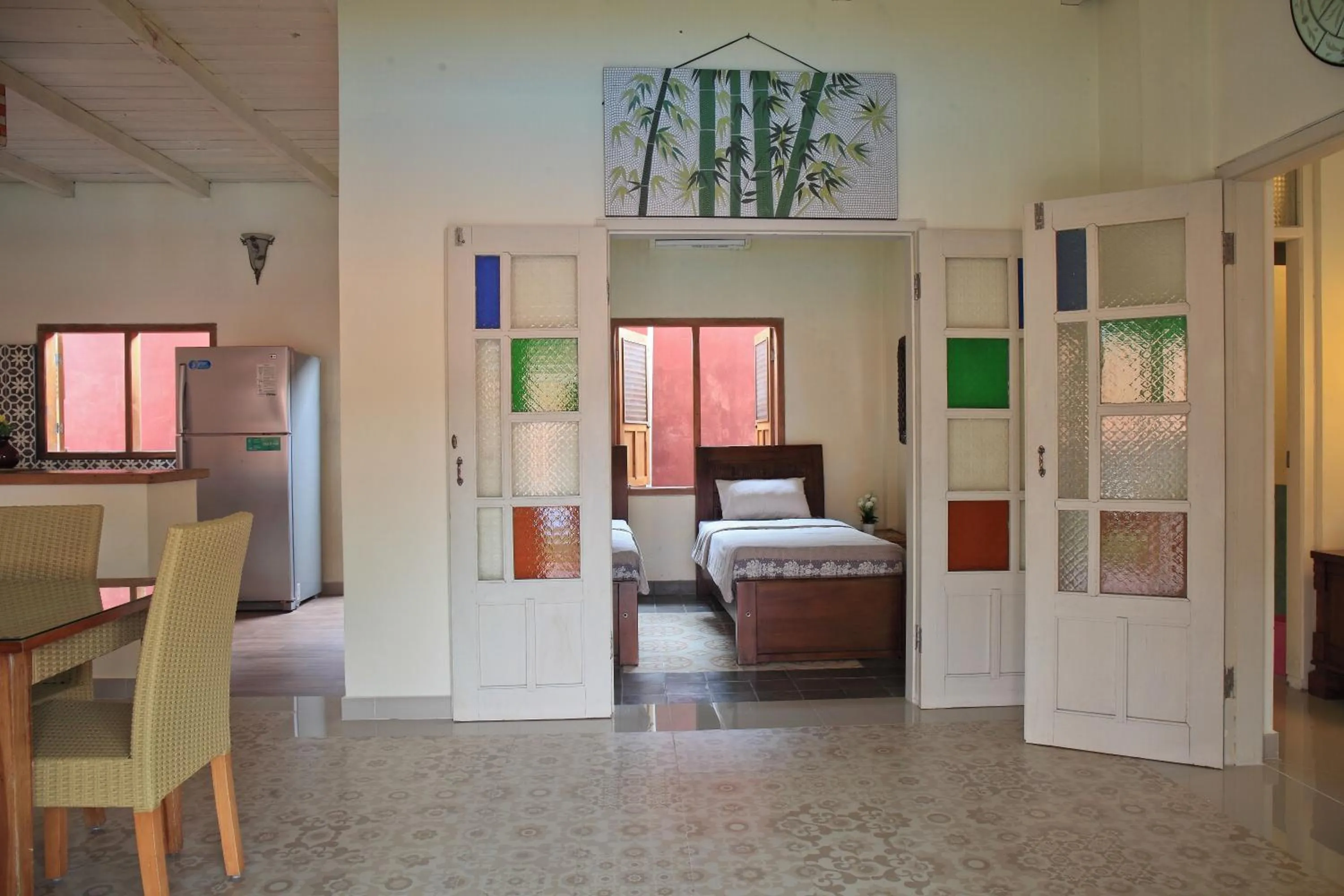 Living room, Bed in Villa Pondok Terra