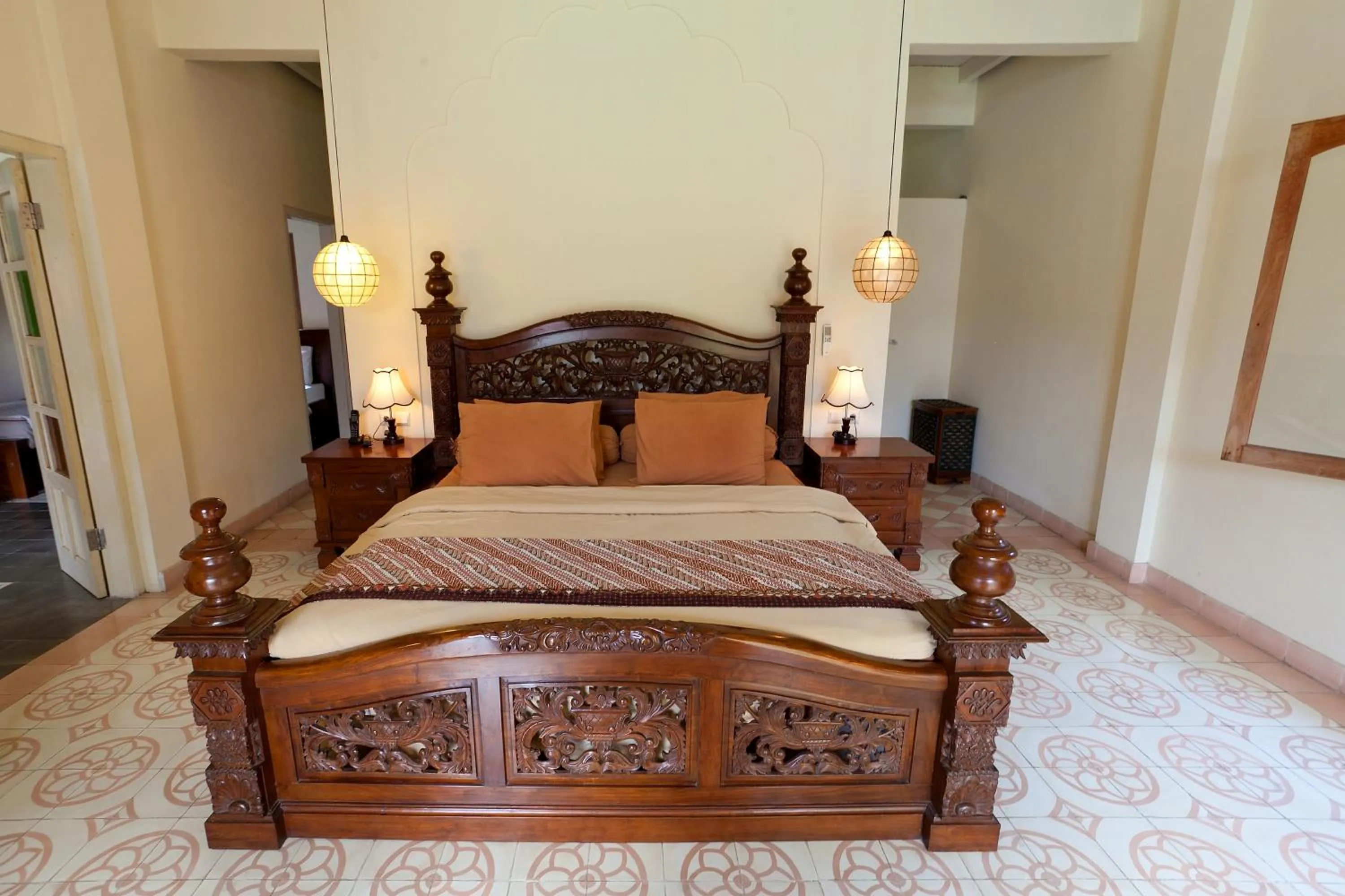 Bedroom, Bed in Villa Pondok Terra