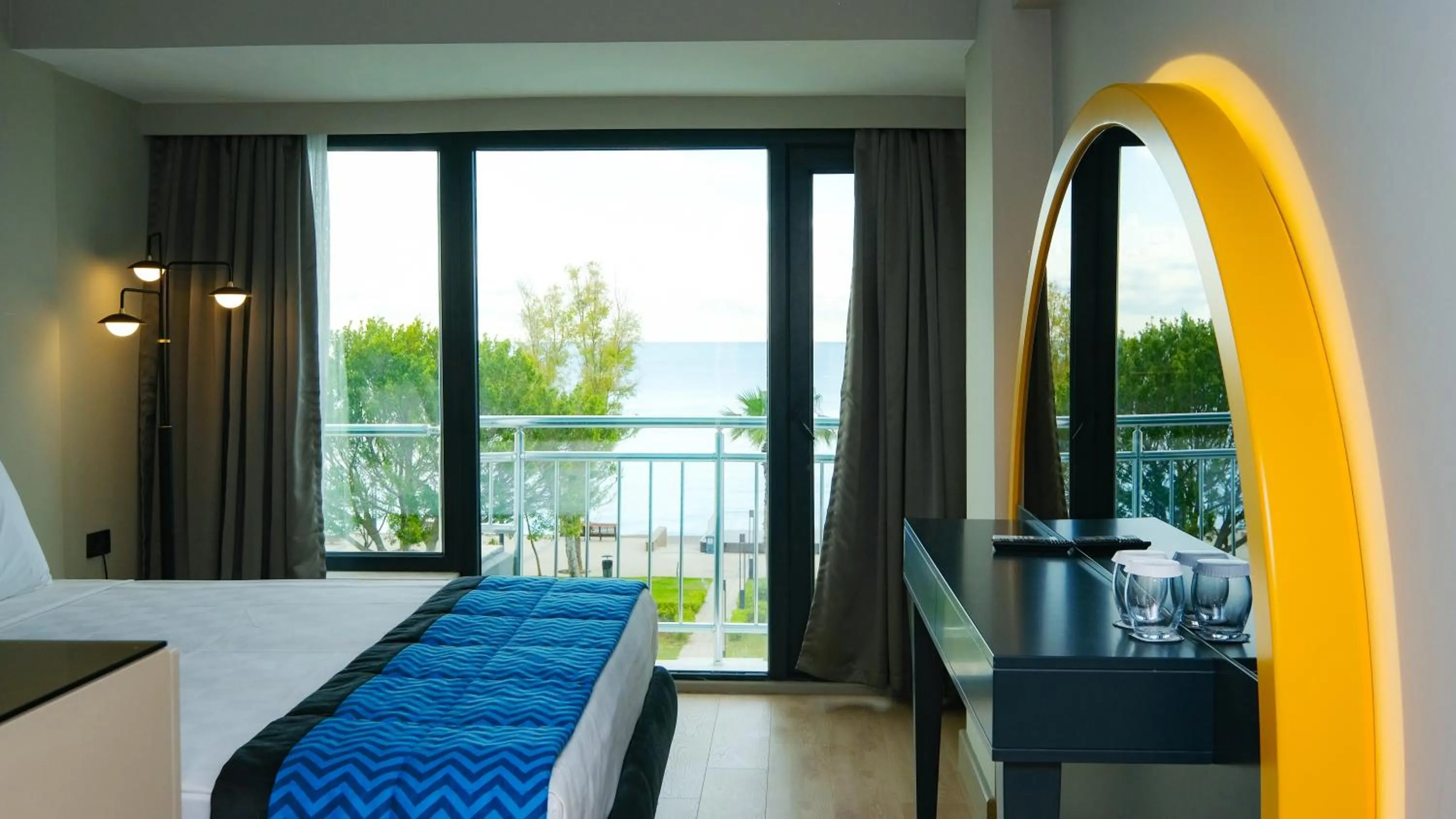 Bed in Sea City Devran Hotel & Spa