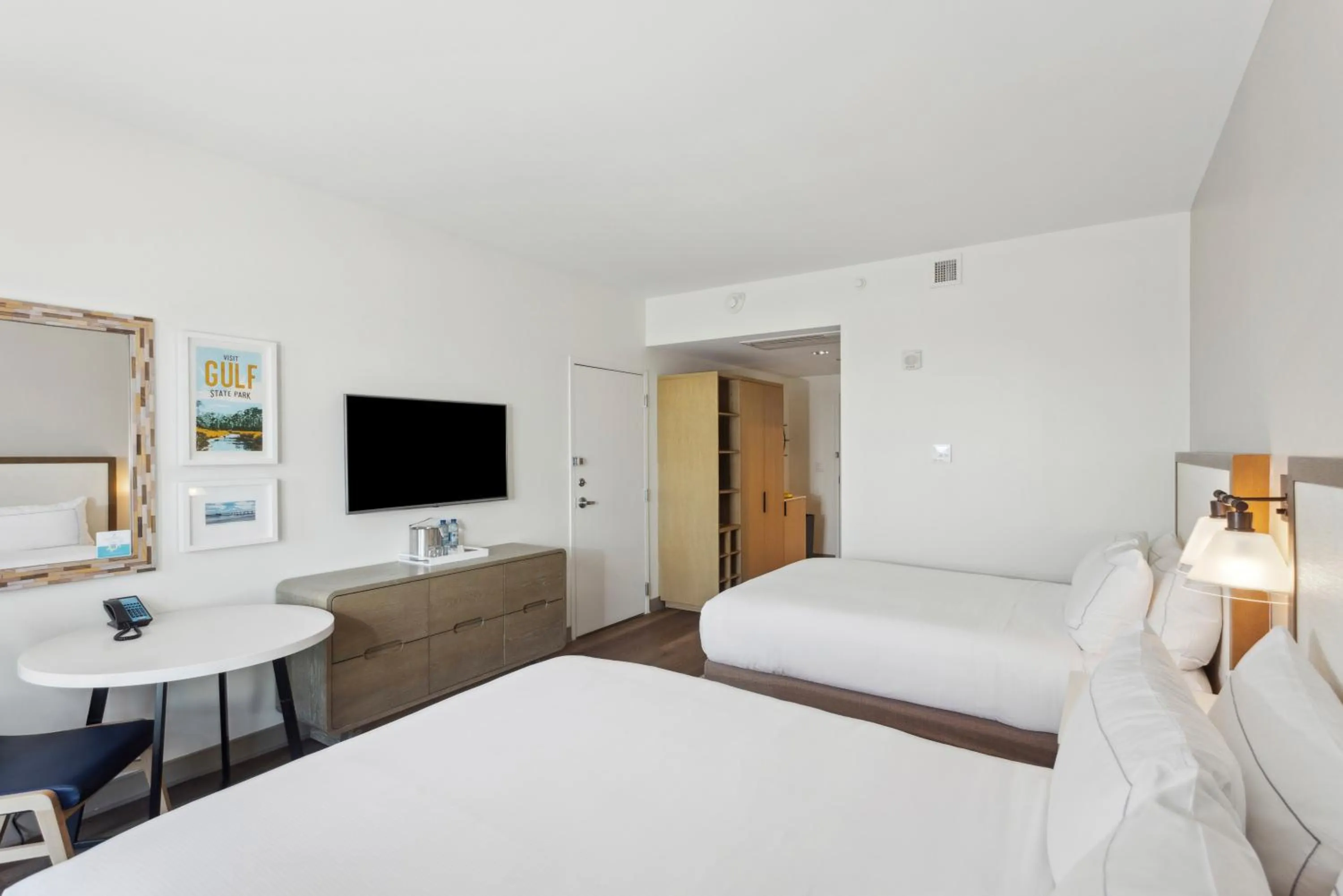 Bedroom, Bed in The Lodge at Gulf State Park, A Hilton Hotel