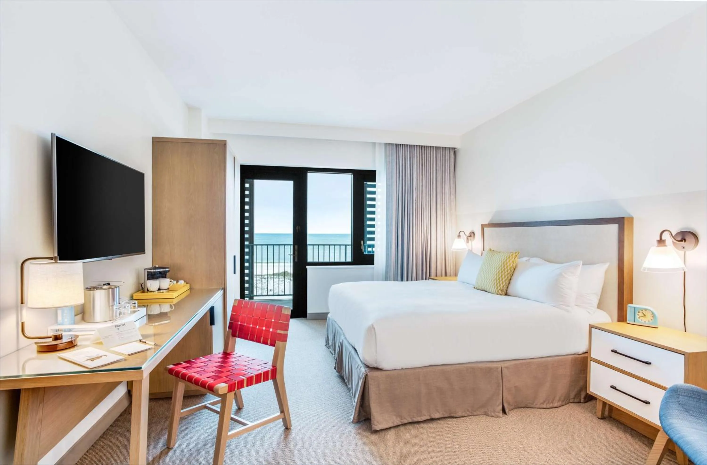 King Room with Balcony - Mobility Accessible in The Lodge at Gulf State Park, A Hilton Hotel