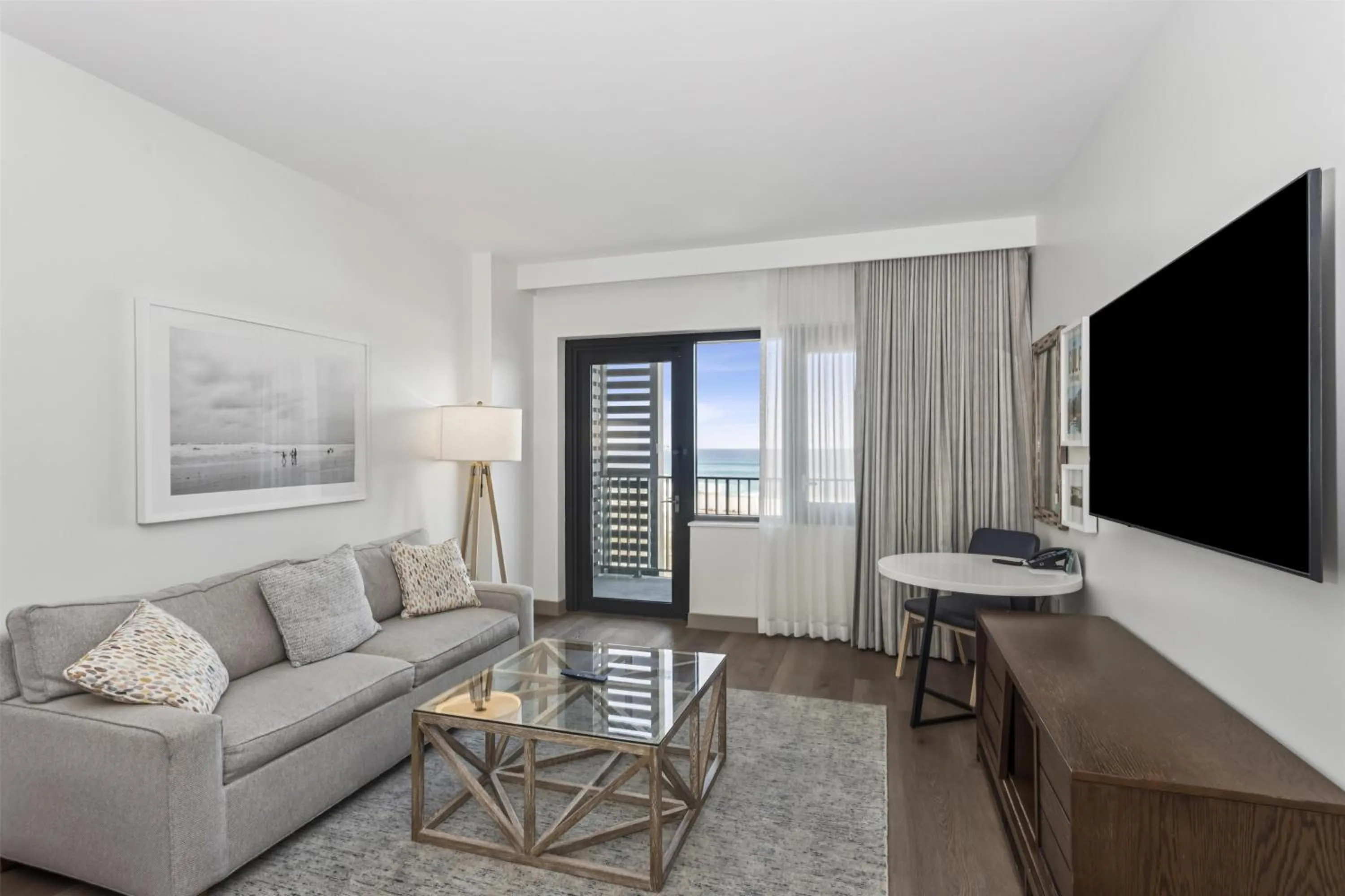 Living room in The Lodge at Gulf State Park, A Hilton Hotel