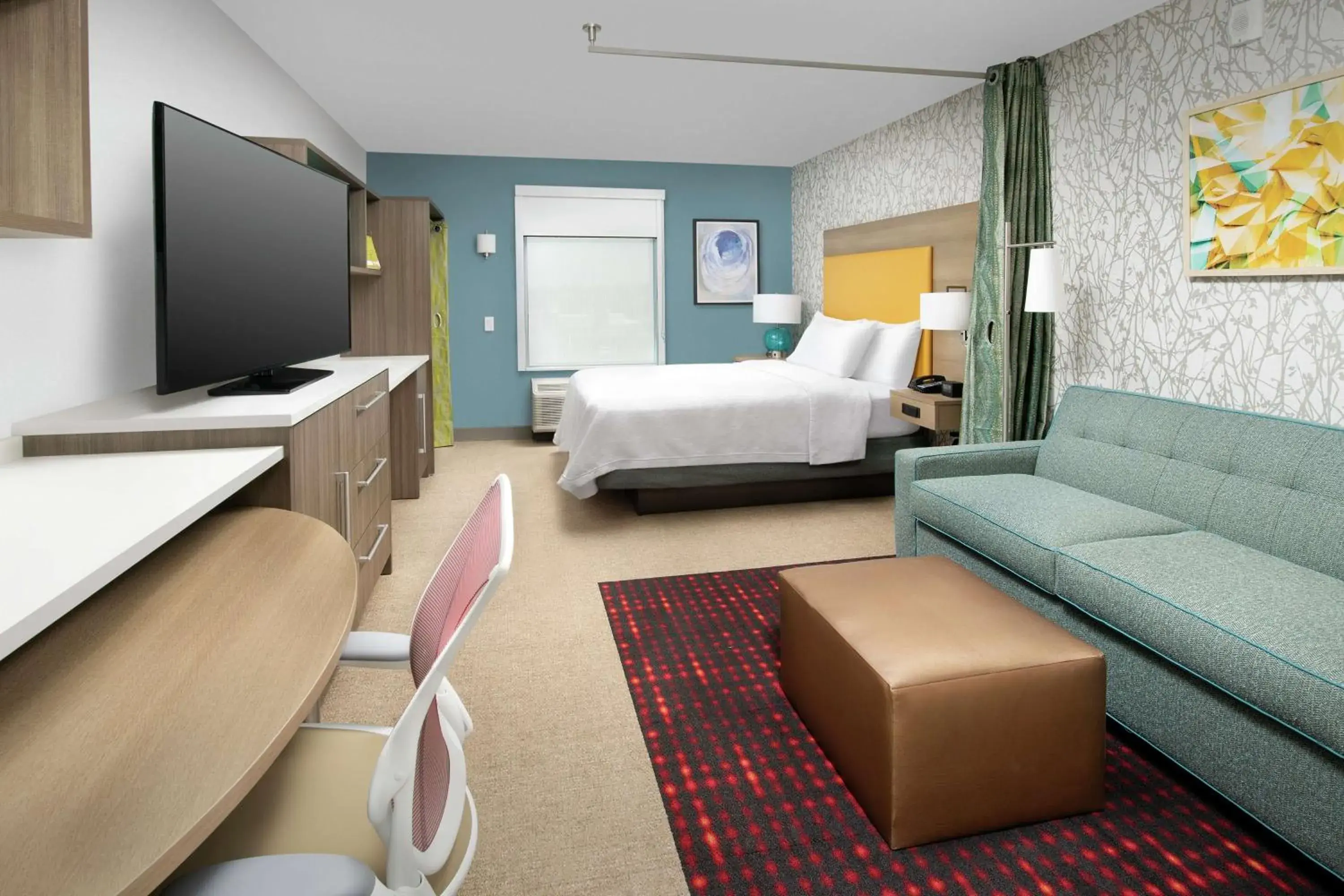 Bedroom, Bed in Home2 Suites By Hilton Longmont Bedroom, Bed in Home2 Suites By Hilton Longmont