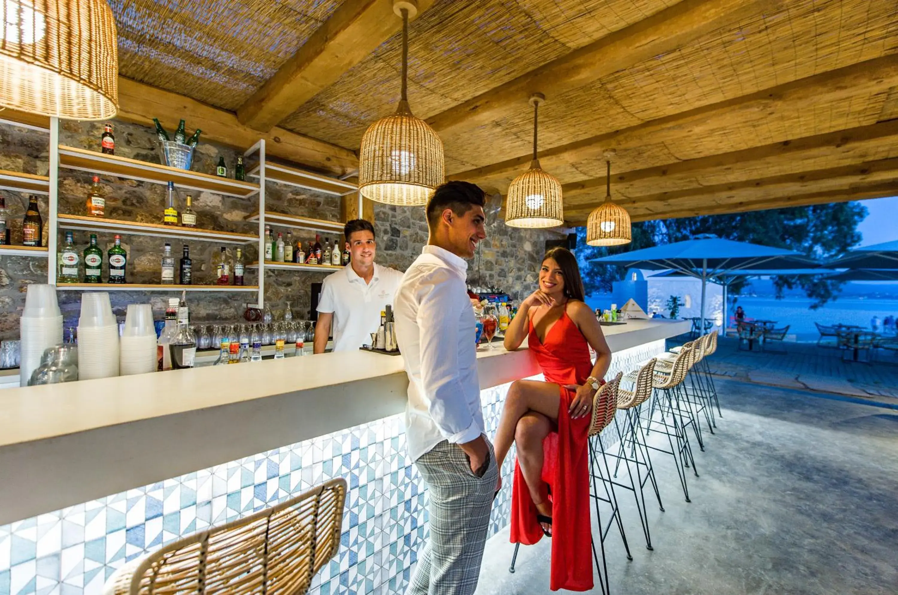 Lounge or bar in Amaronda Resort & Spa Eretria Lounge or bar in Amaronda Resort & Spa Eretria