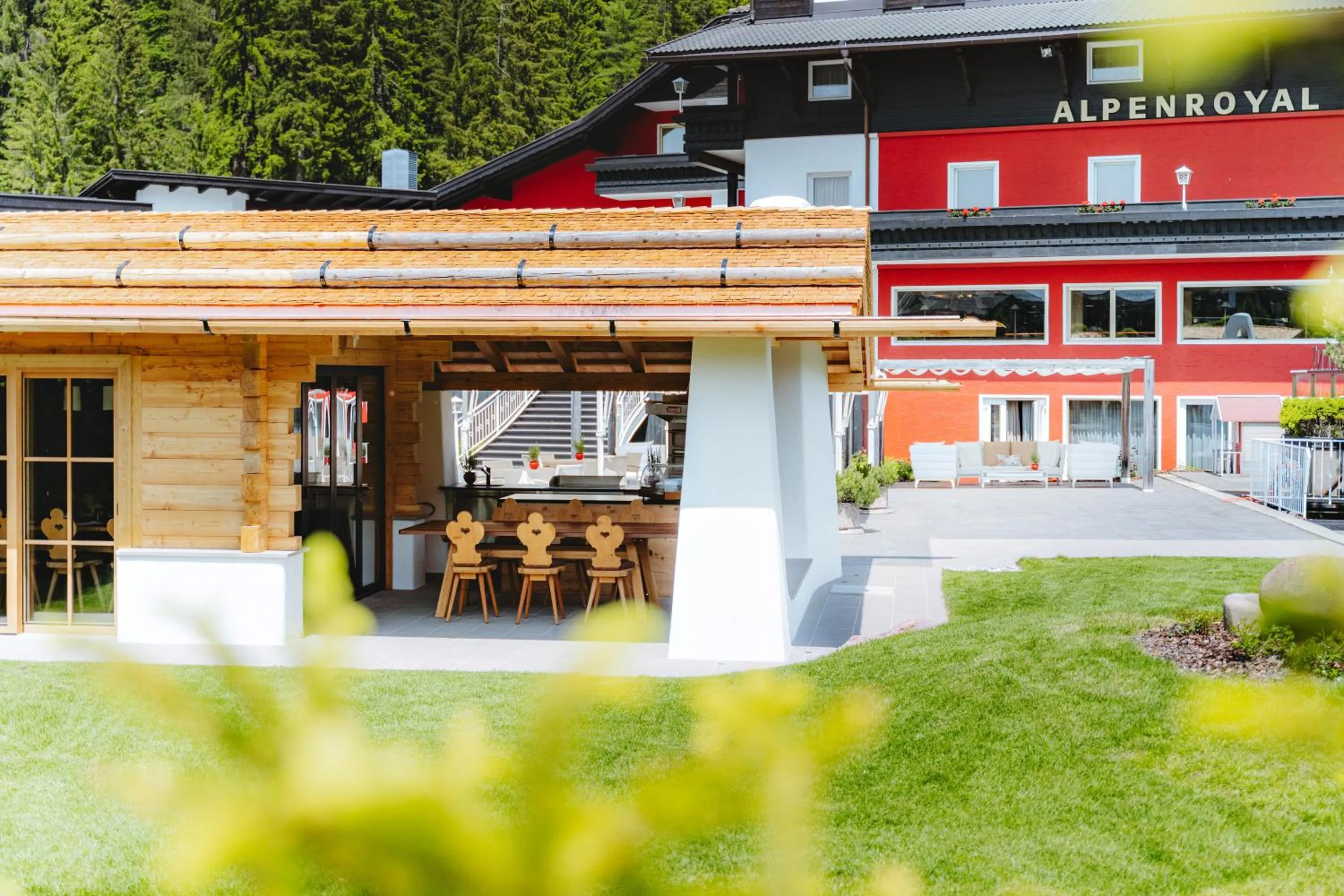 Garden in Hotel Alpenroyal - The Leading Hotels of the World