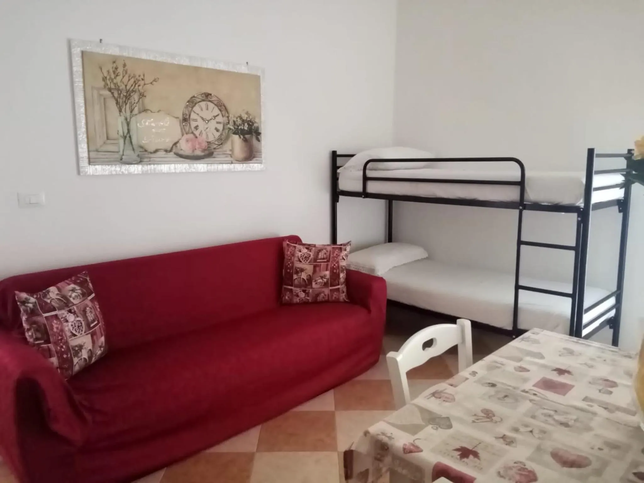 Living room, Bed in B&B Lo Scrigno del Salento