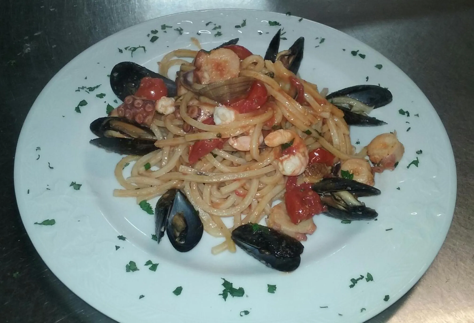 Food close-up in Hotel Mosca