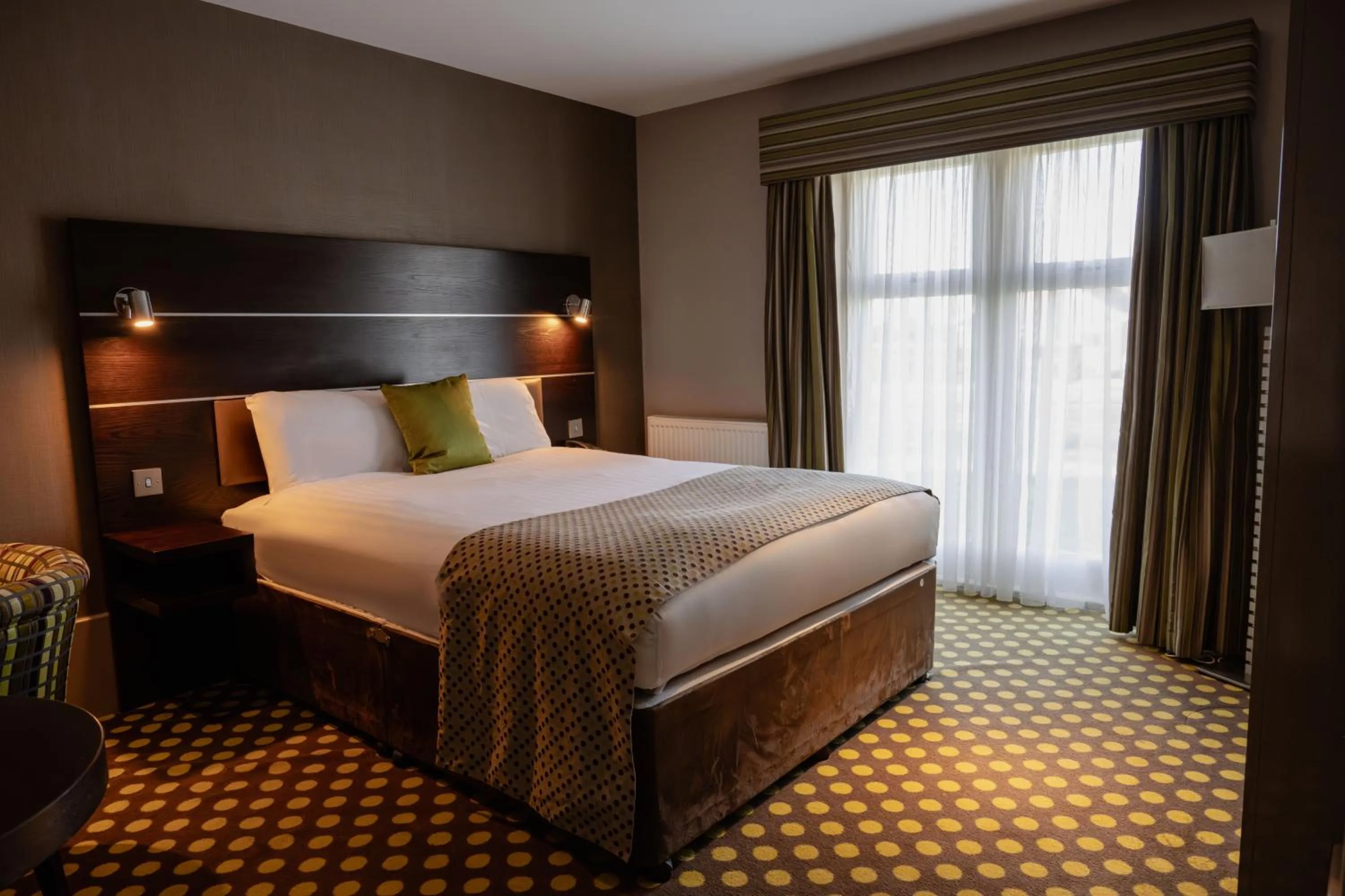 Bed in The Ashbourne Hotel