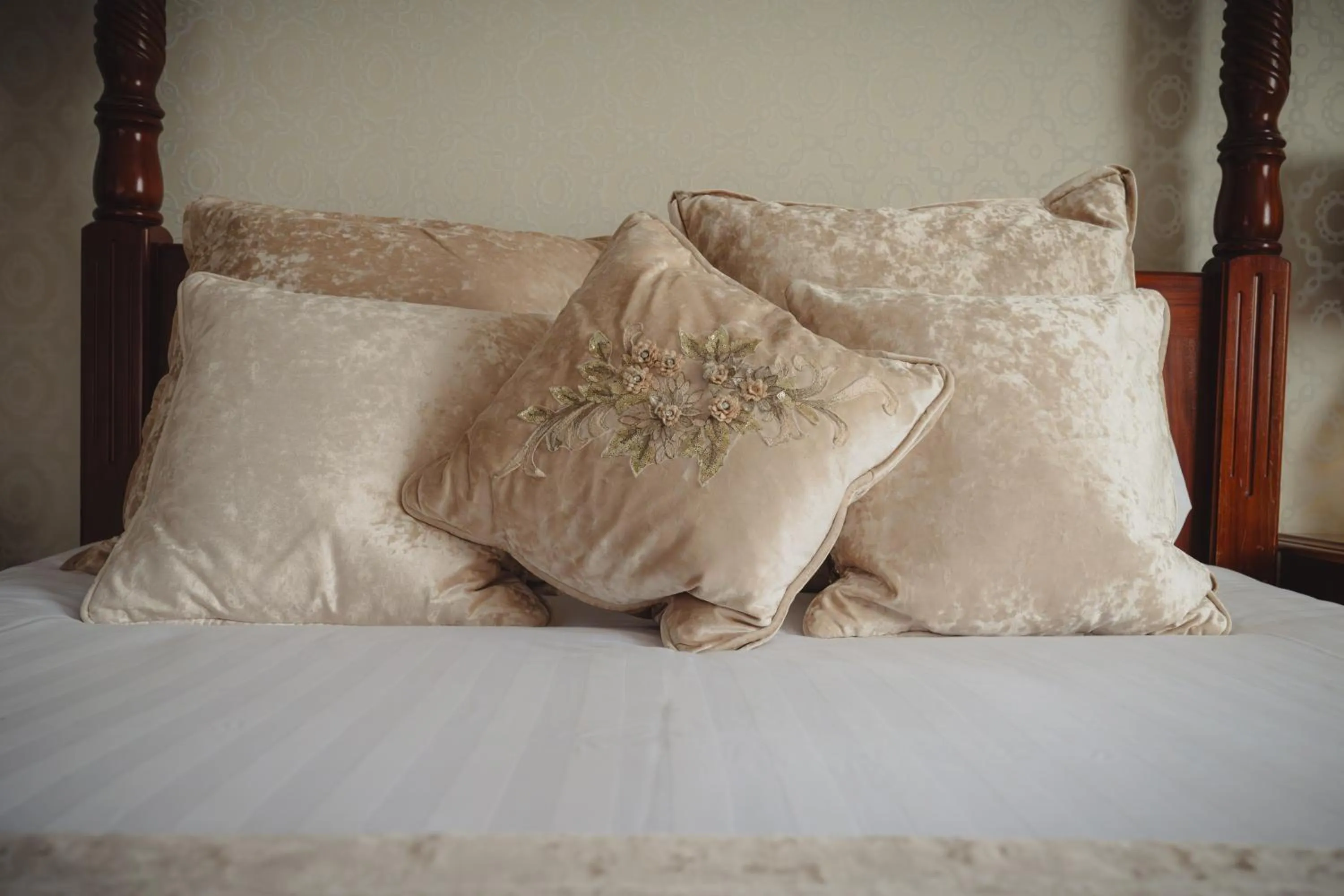 Bed in The Ashbourne Hotel