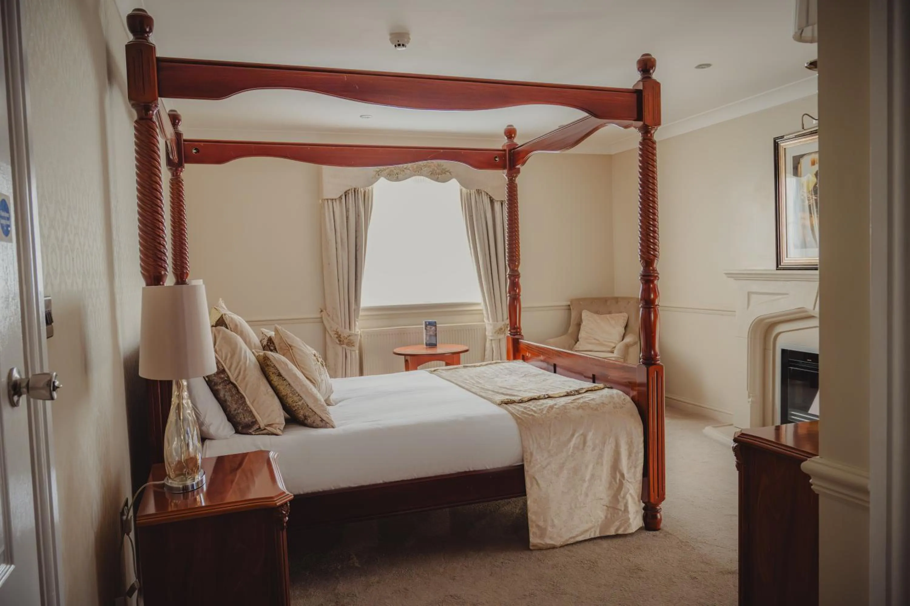 Bed in The Ashbourne Hotel