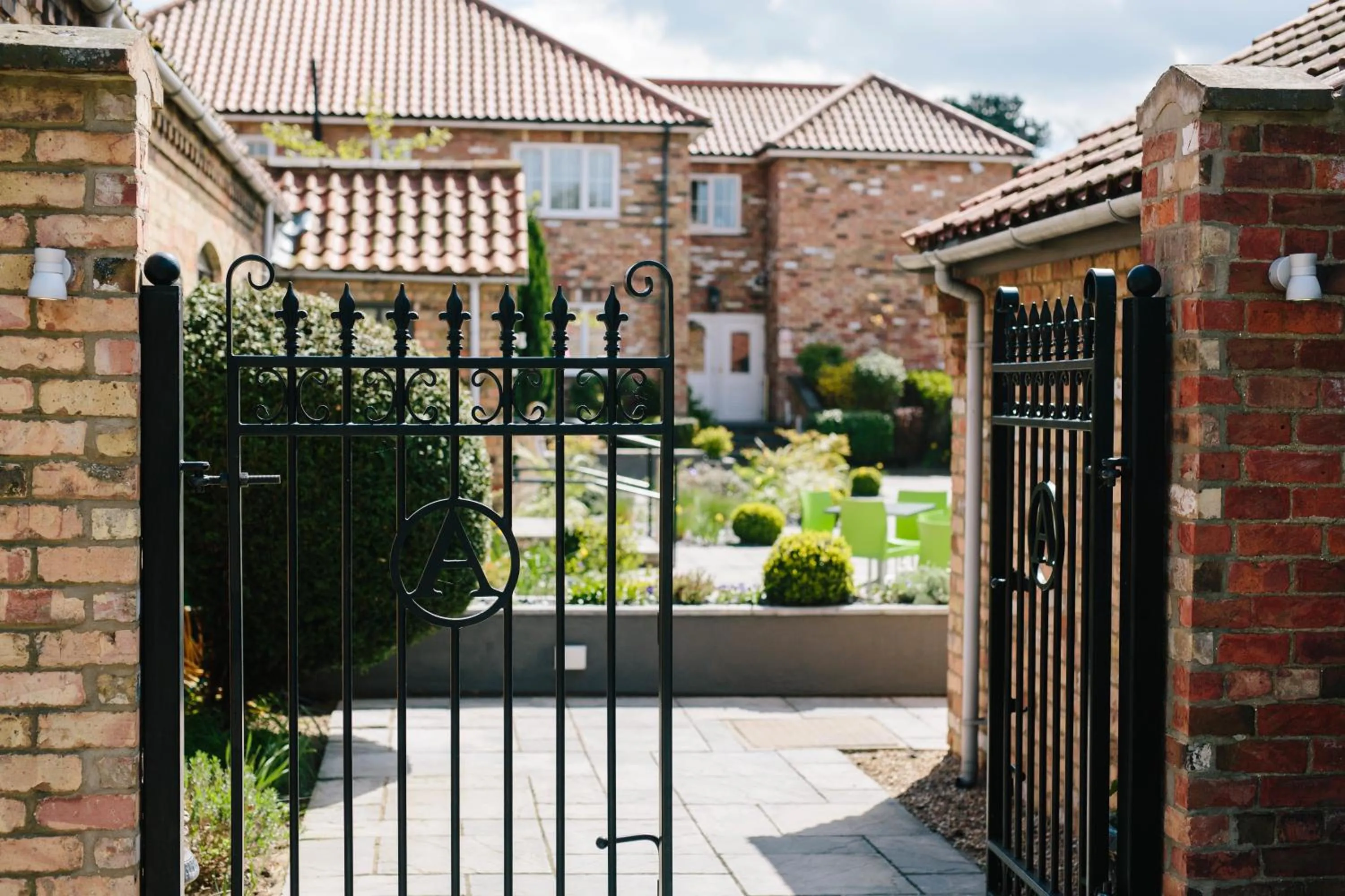 Patio in The Ashbourne Hotel