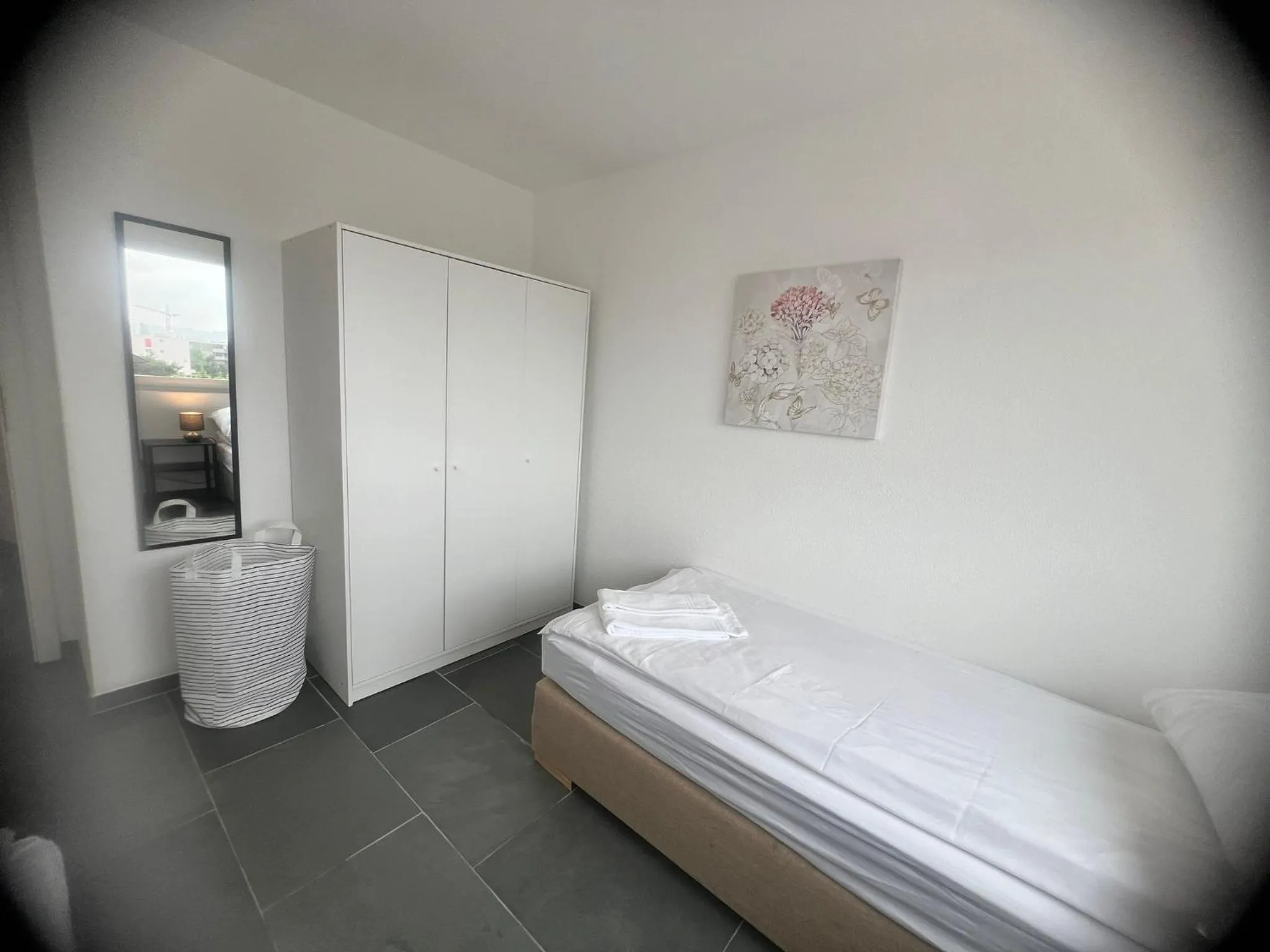 Bedroom, Bed in smartroom Rössli Hunzenschwil