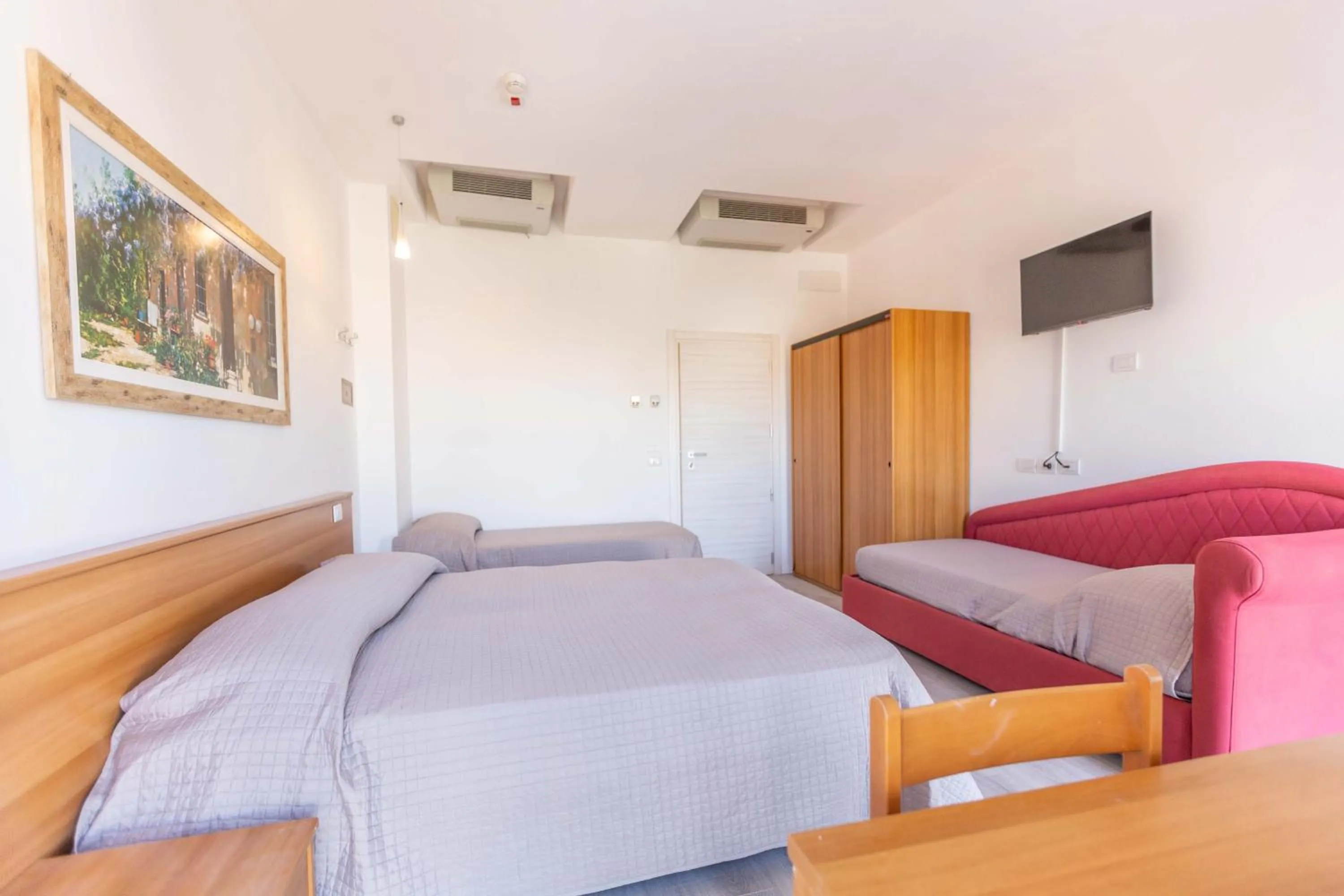 Bed in Hotel Ribot