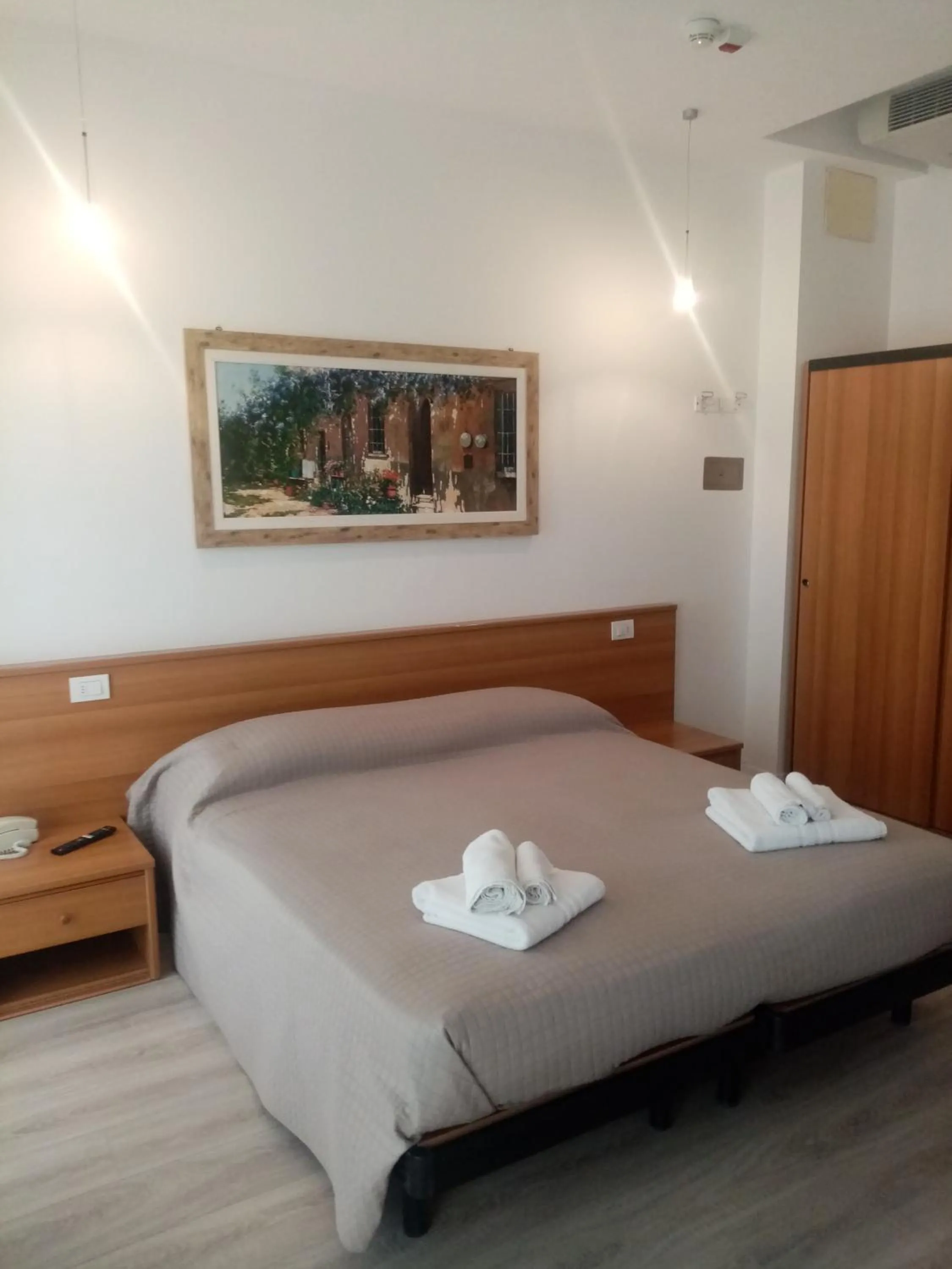 Bed in Hotel Ribot