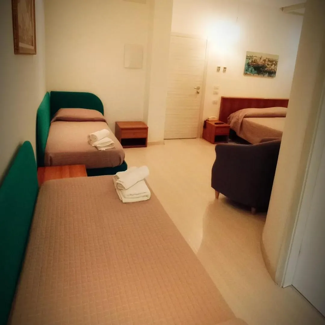 Bed in Hotel Ribot