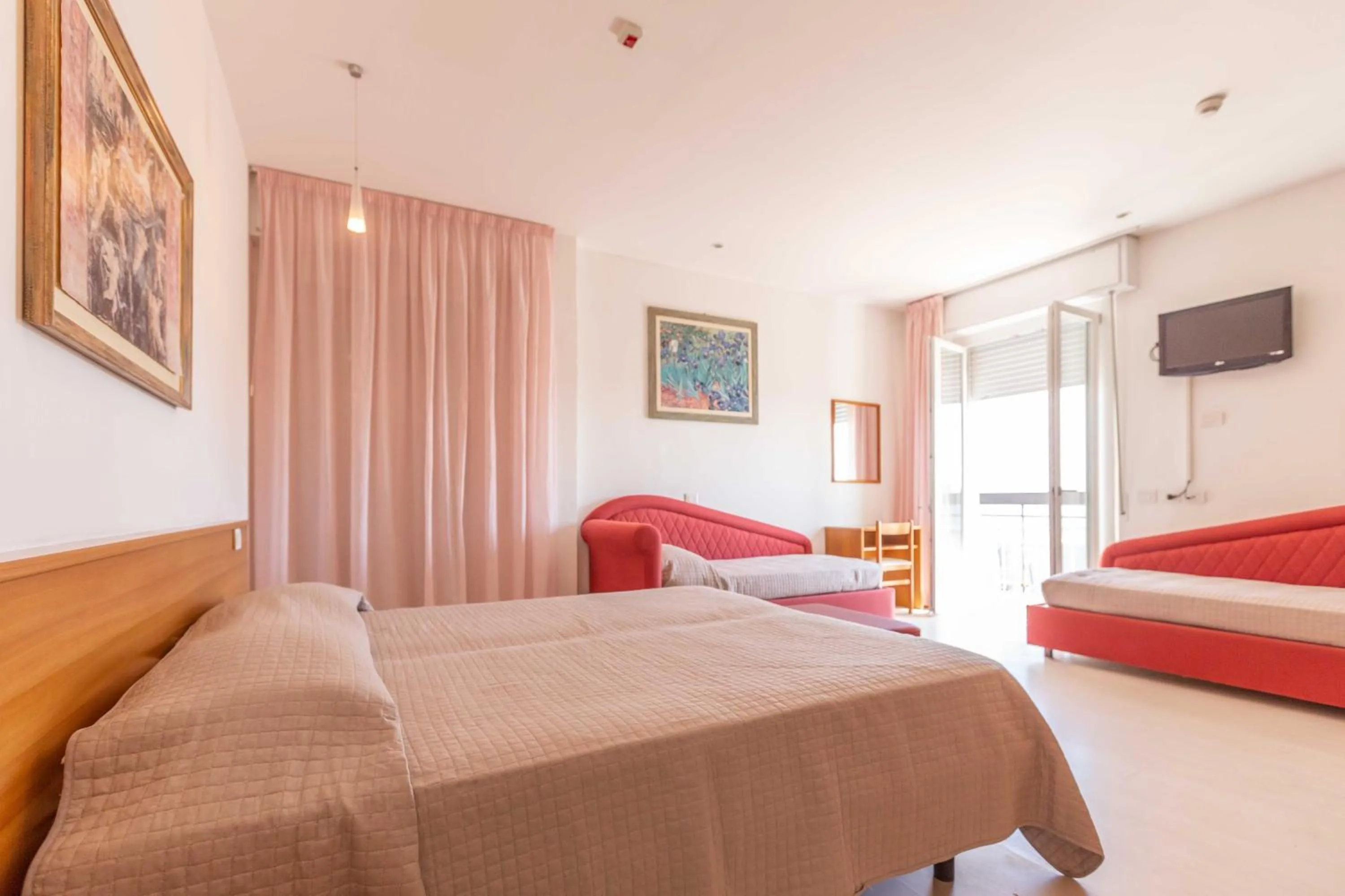 Bed in Hotel Ribot