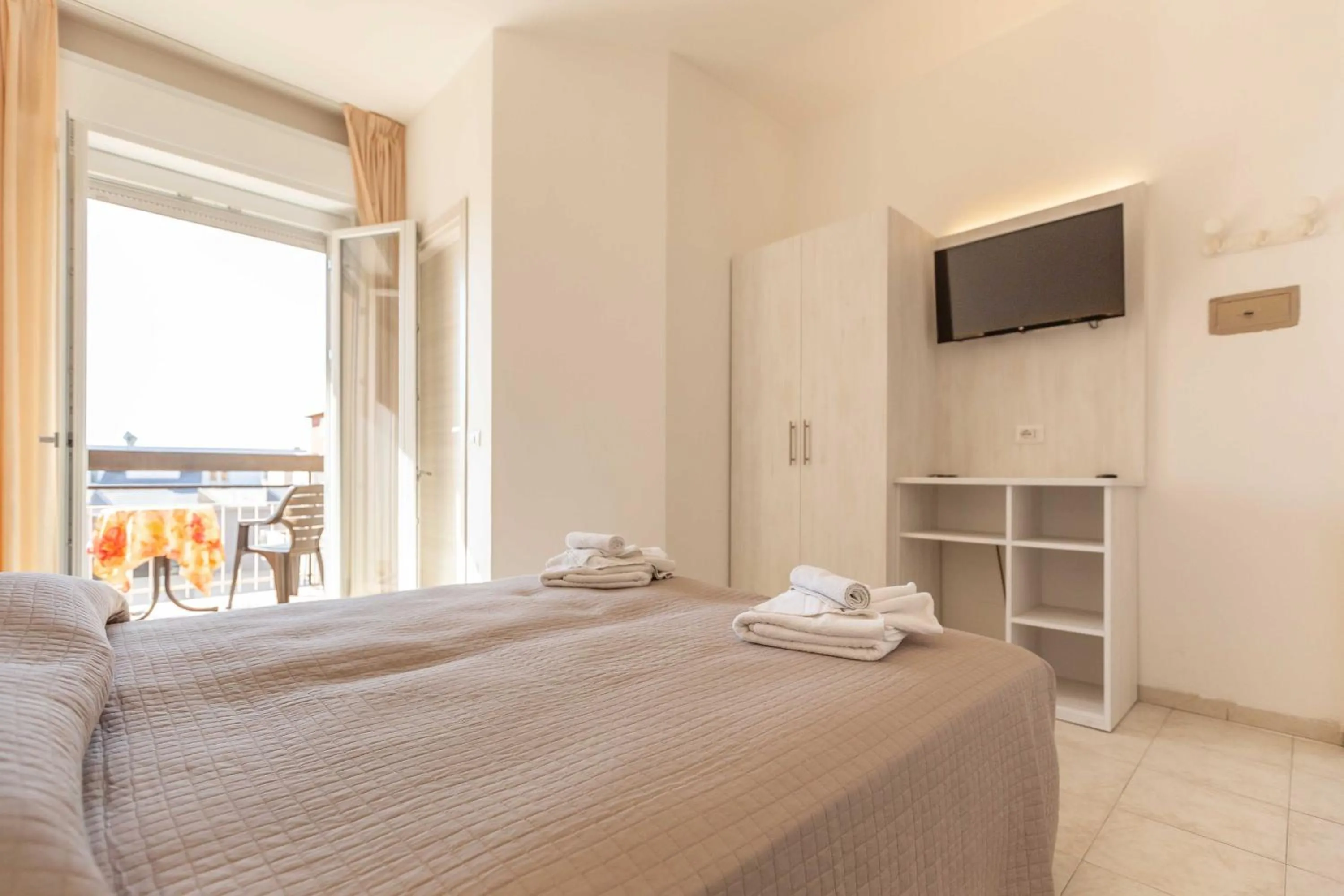 Bed in Hotel Ribot