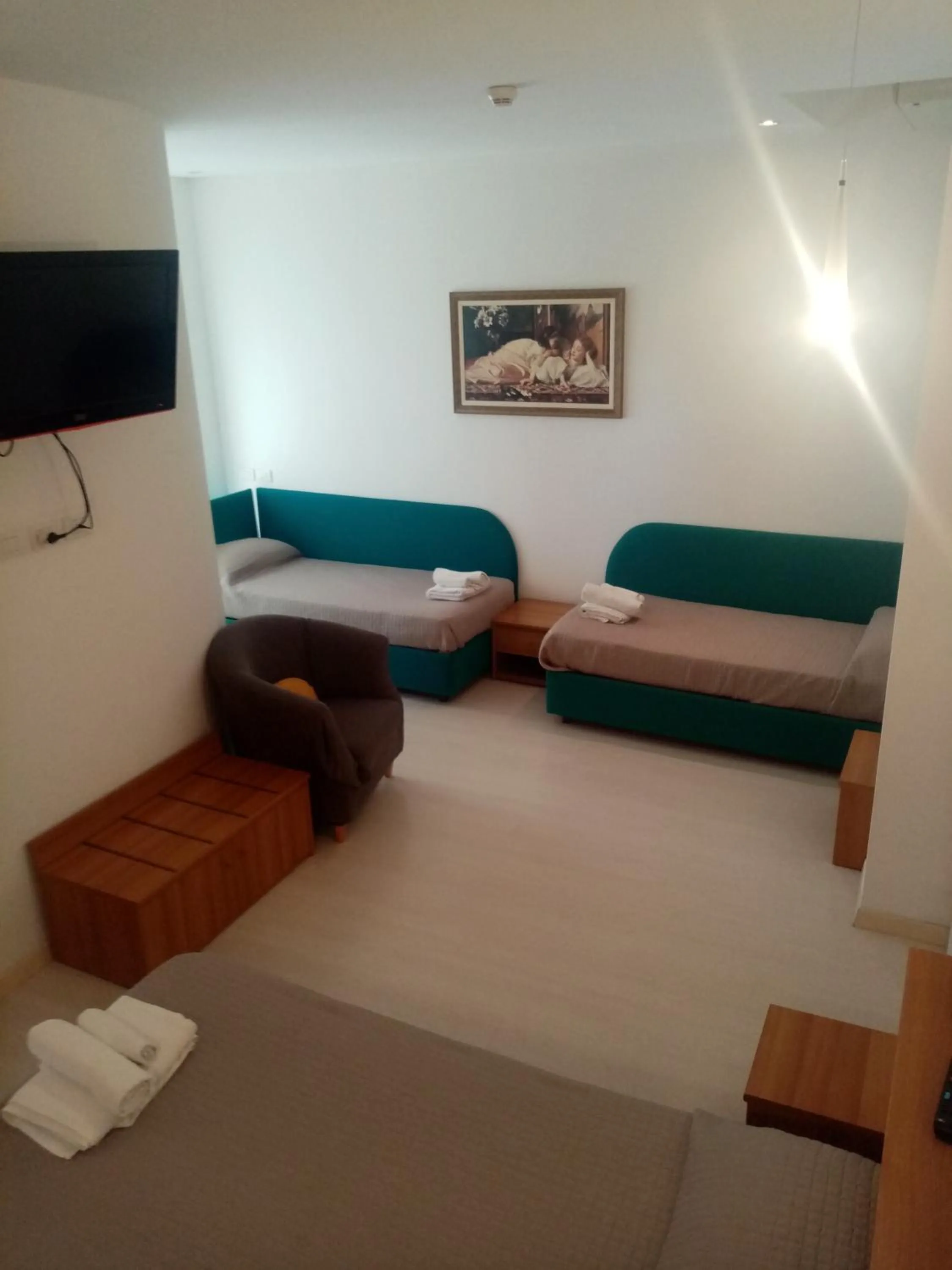 Bed in Hotel Ribot