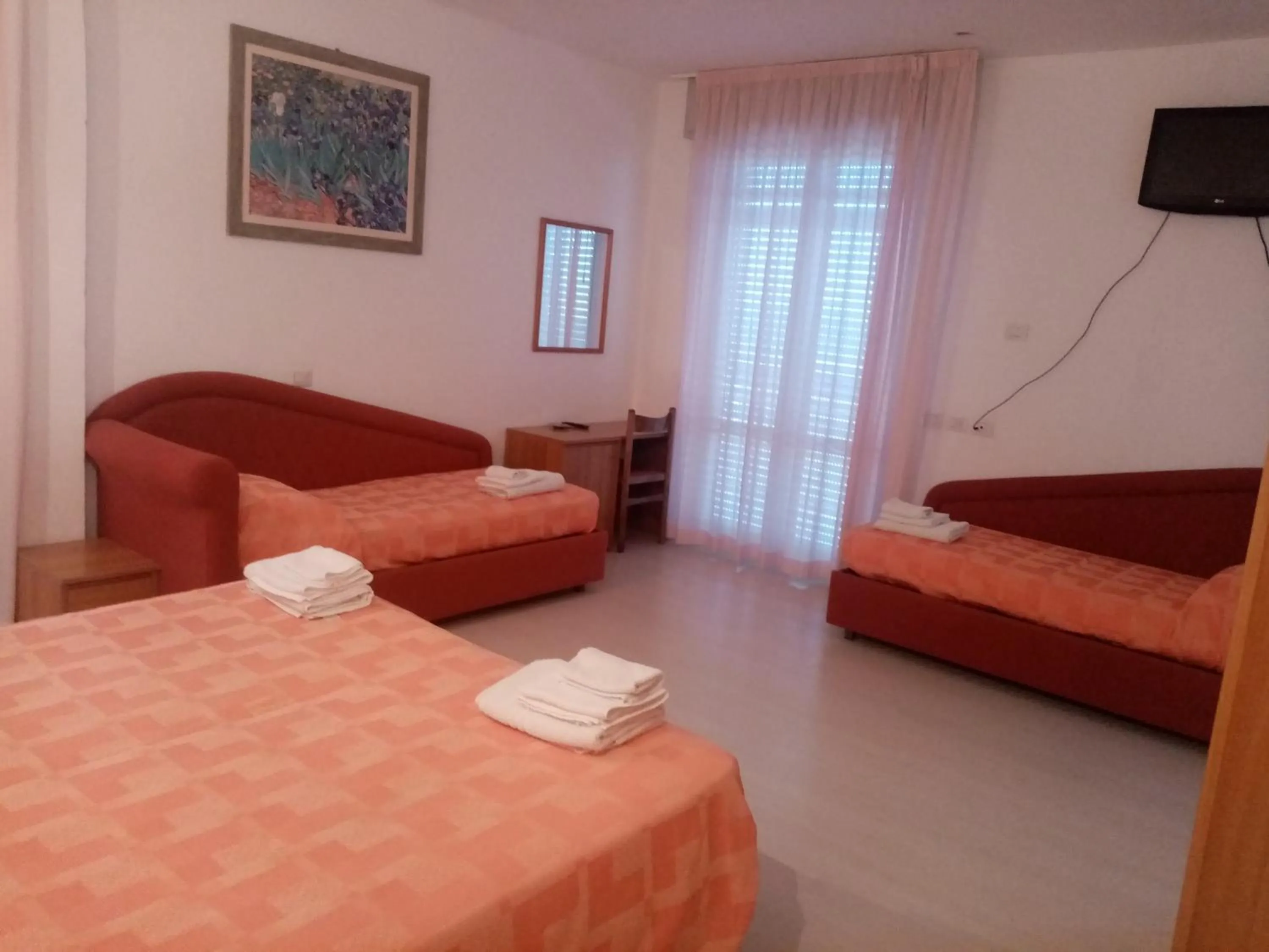 Bed in Hotel Ribot