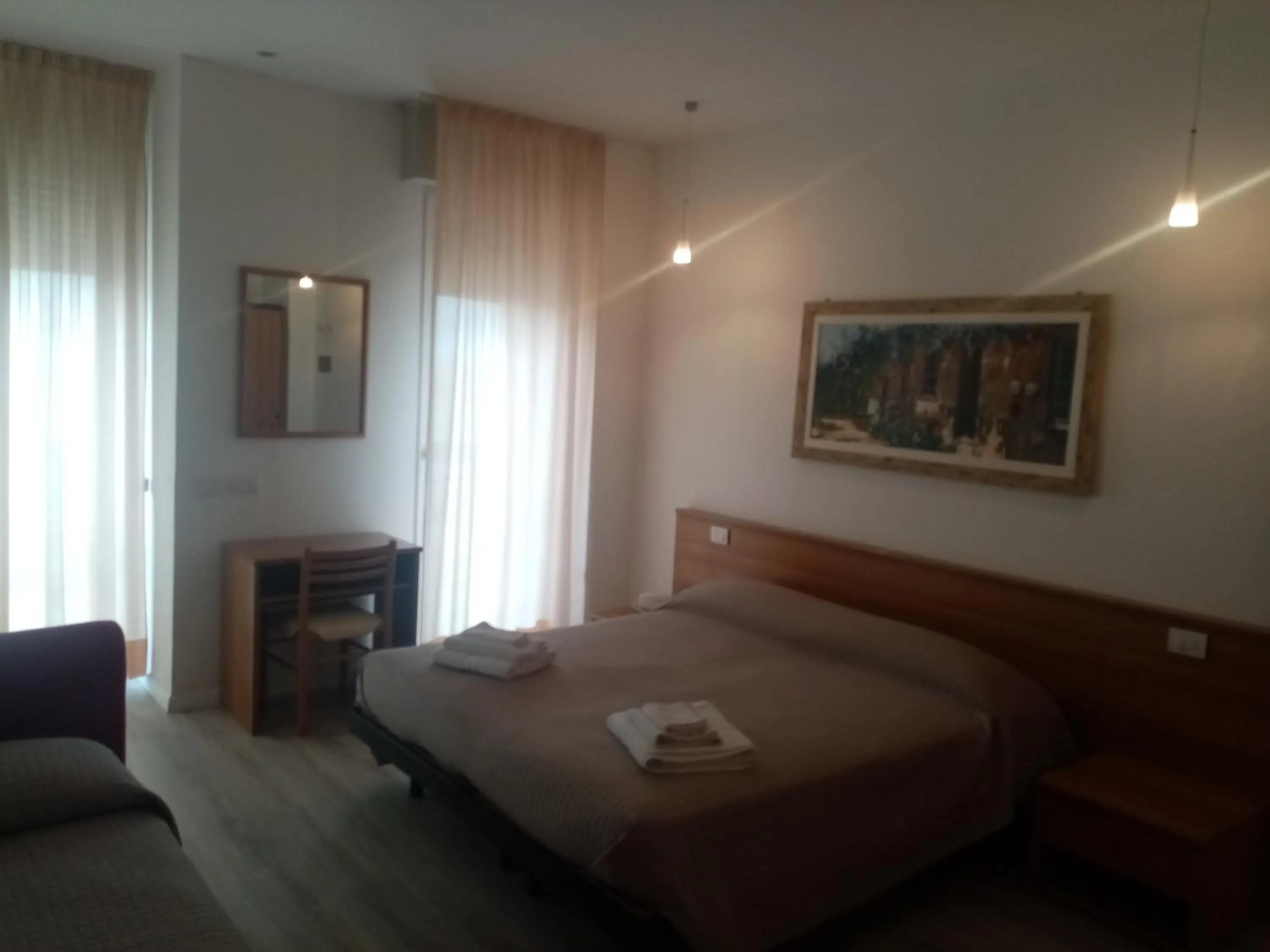 Bed in Hotel Ribot