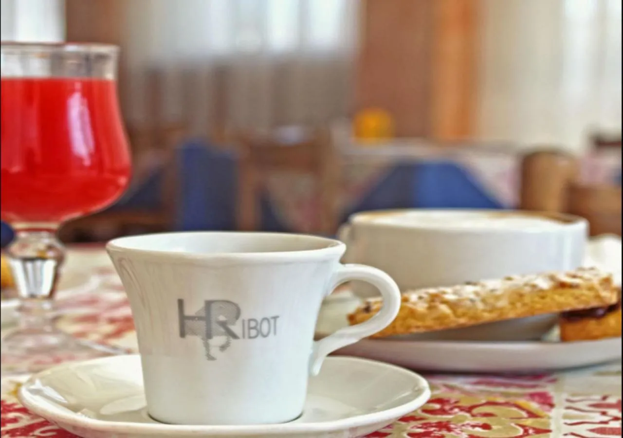 Italian breakfast in Hotel Ribot