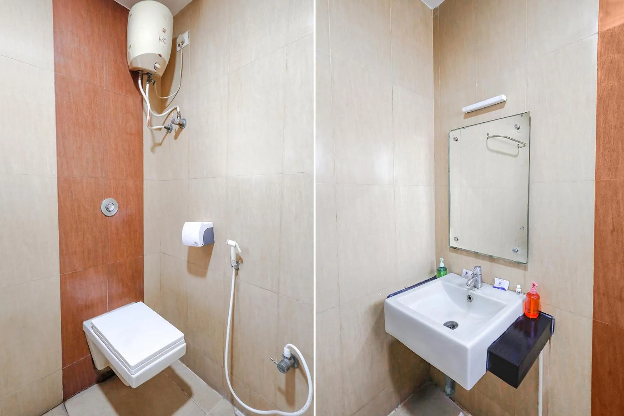 Bathroom in Fabhotel Prime Mahalaya Residency - Nr Pallavaram Railway Station