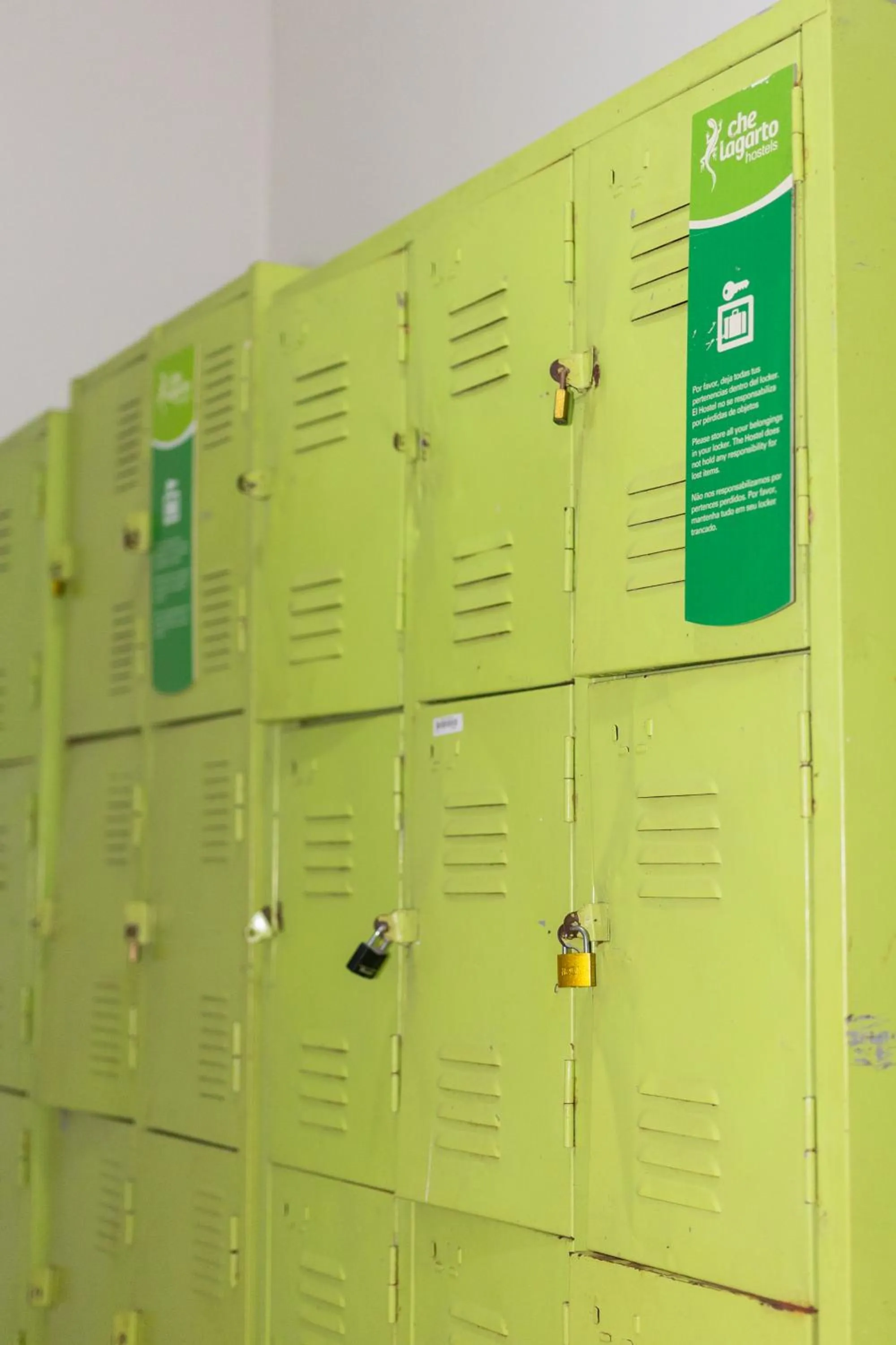 locker in Che Lagarto Hostel Copacabana