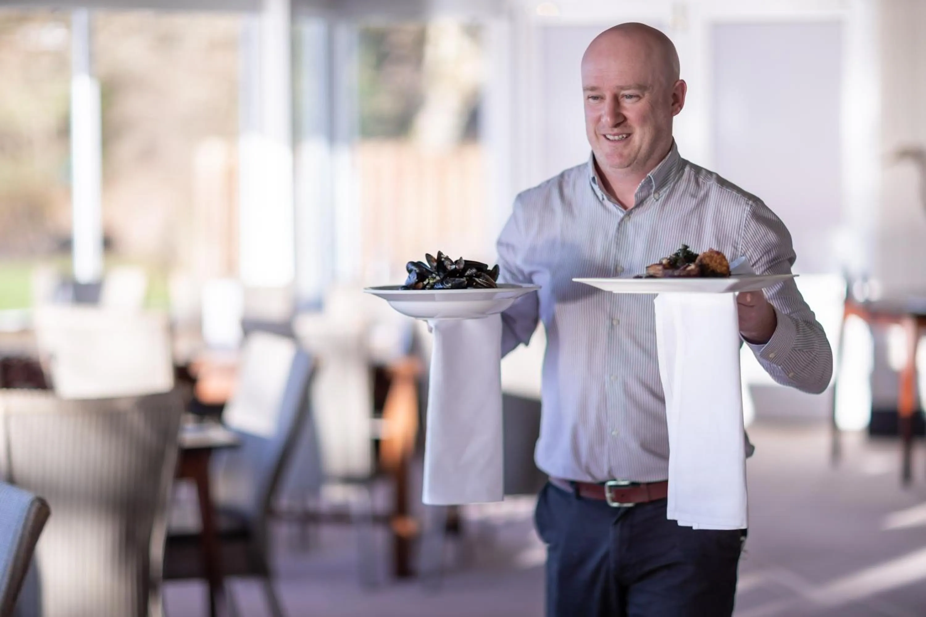 Staff in Karma Lake Of Menteith Hotel