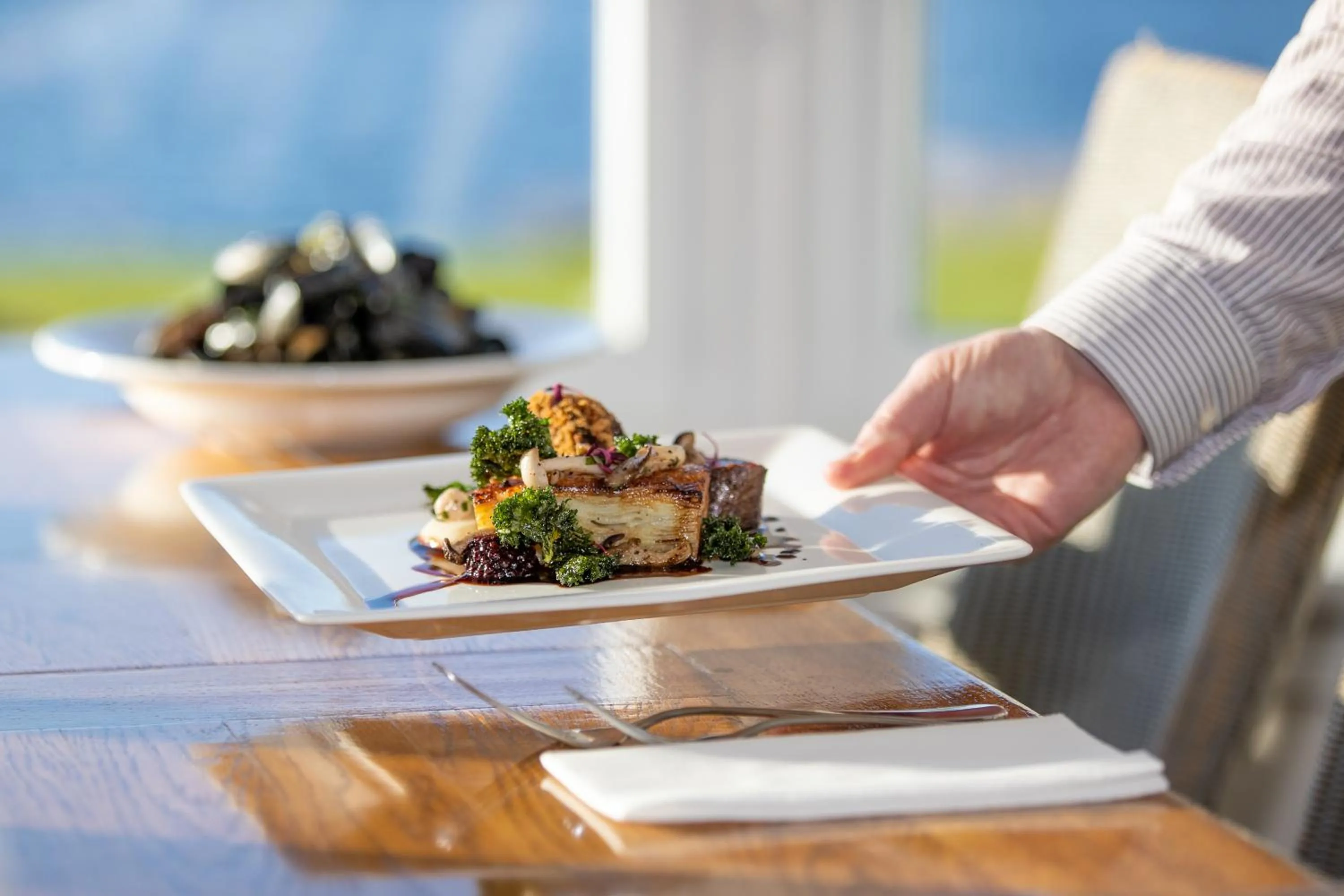Food close-up in Karma Lake Of Menteith Hotel