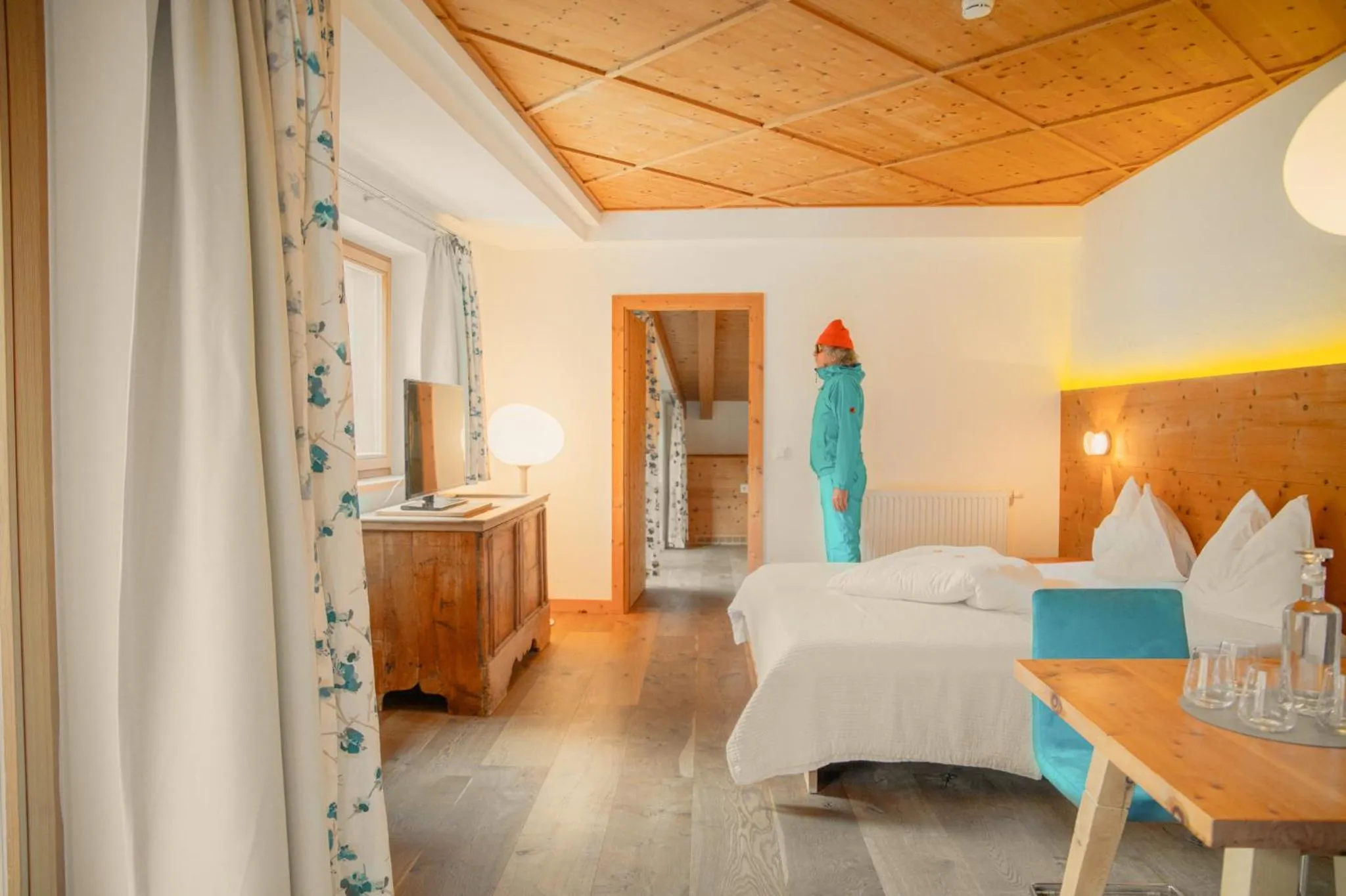 Bed in Hotel Glemmtalerhof