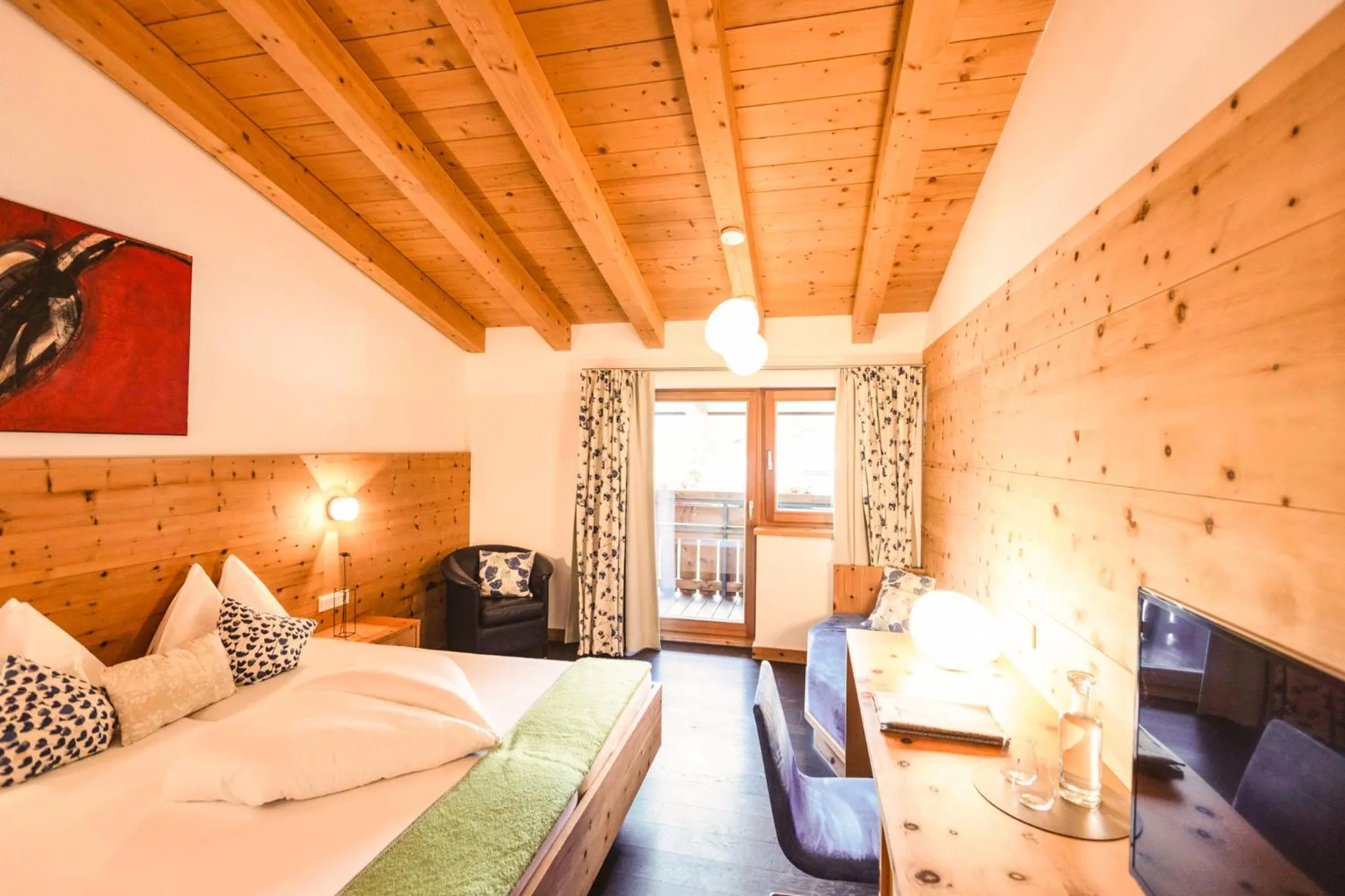 Bed in Hotel Glemmtalerhof