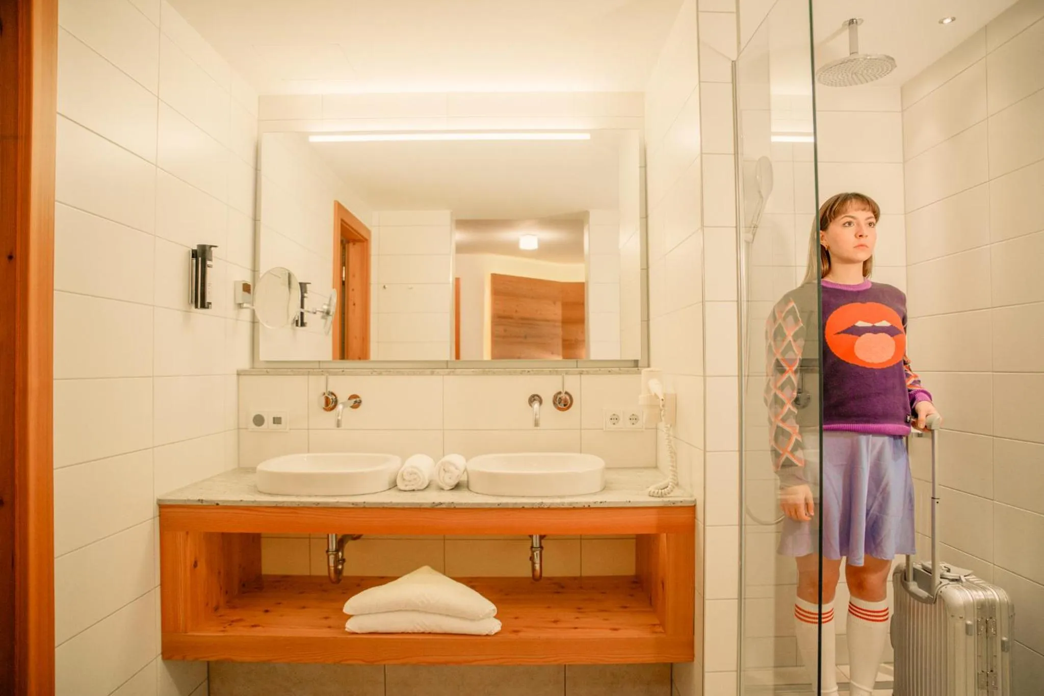 Shower in Hotel Glemmtalerhof