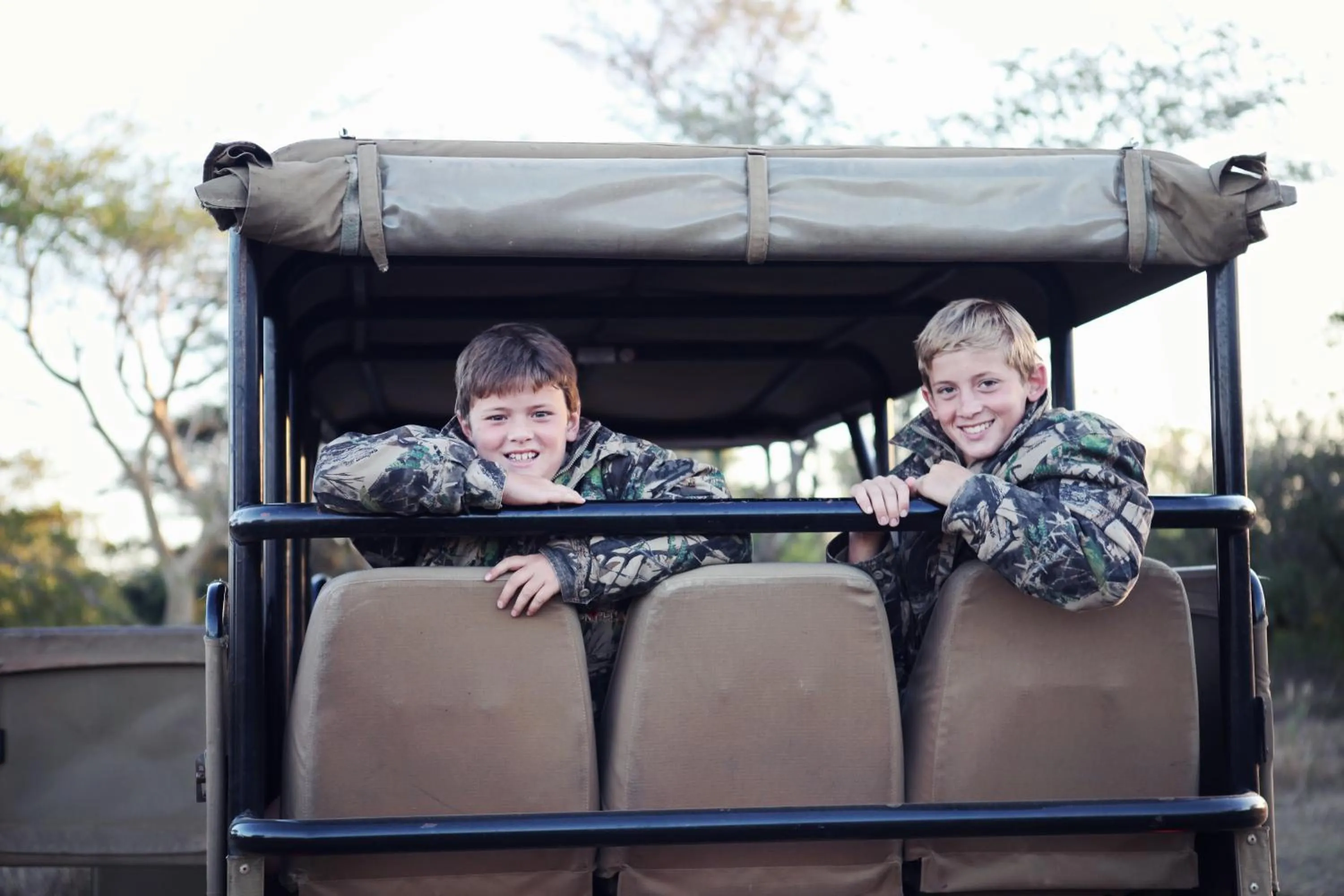 Kids's club in Emdoneni Lodge with Zululand Cat Conservation Project