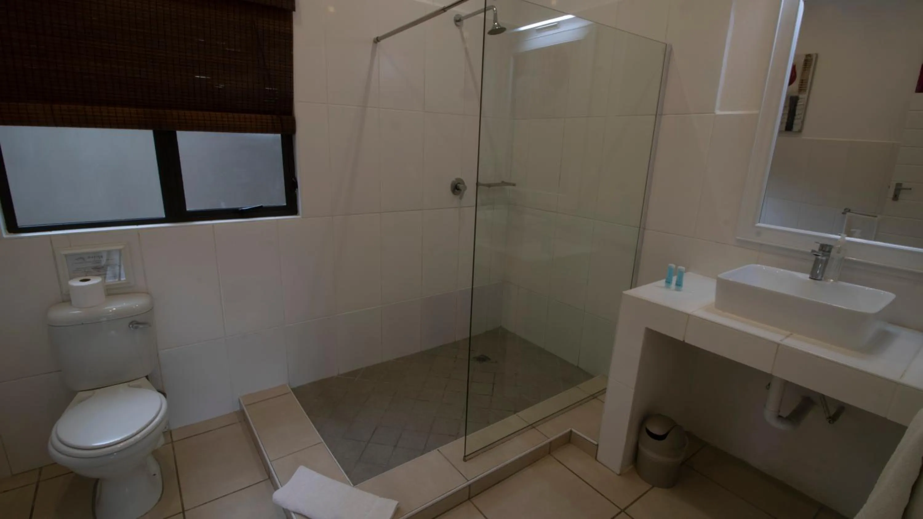 Bathroom in Emdoneni Lodge with Zululand Cat Conservation Project