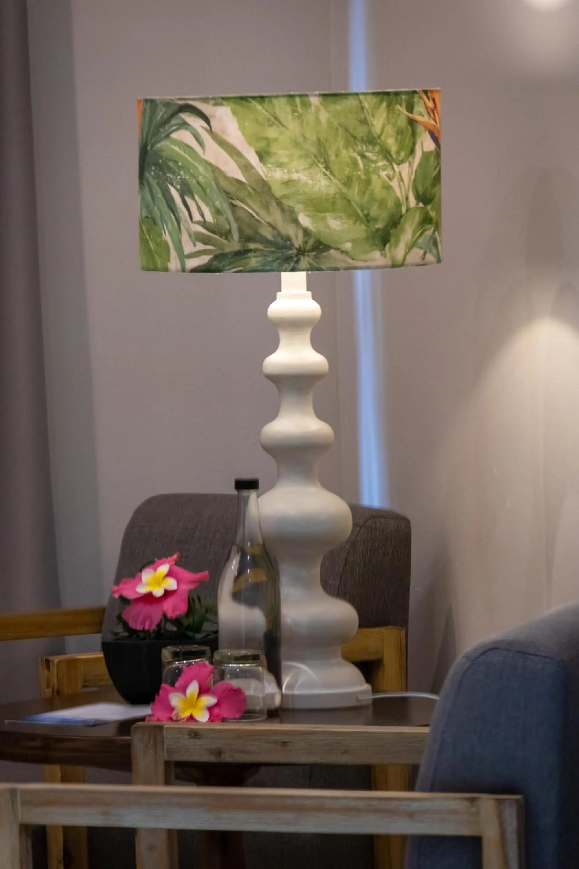 Decorative detail in Emdoneni Lodge with Zululand Cat Conservation Project