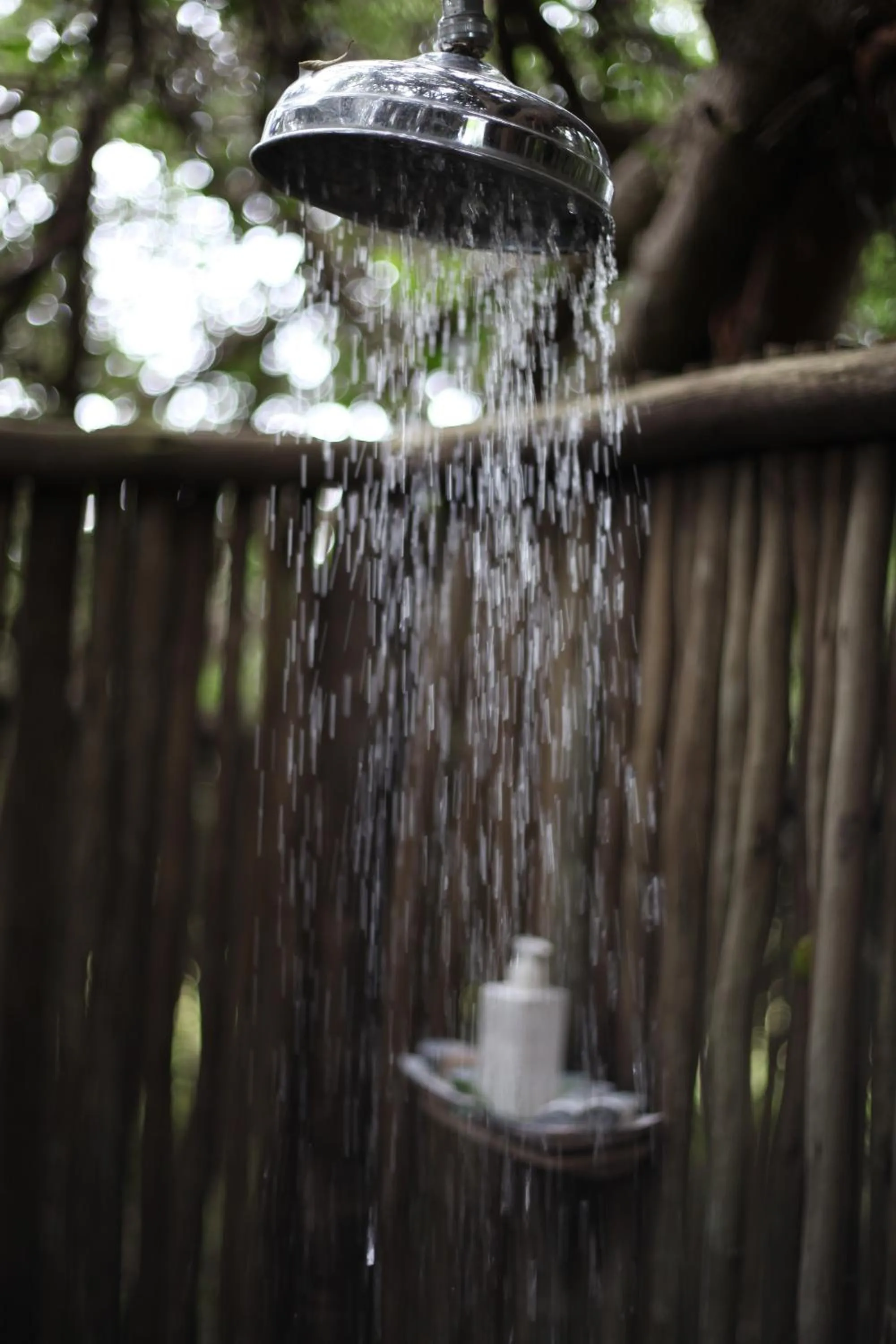 Shower in Emdoneni Lodge with Zululand Cat Conservation Project