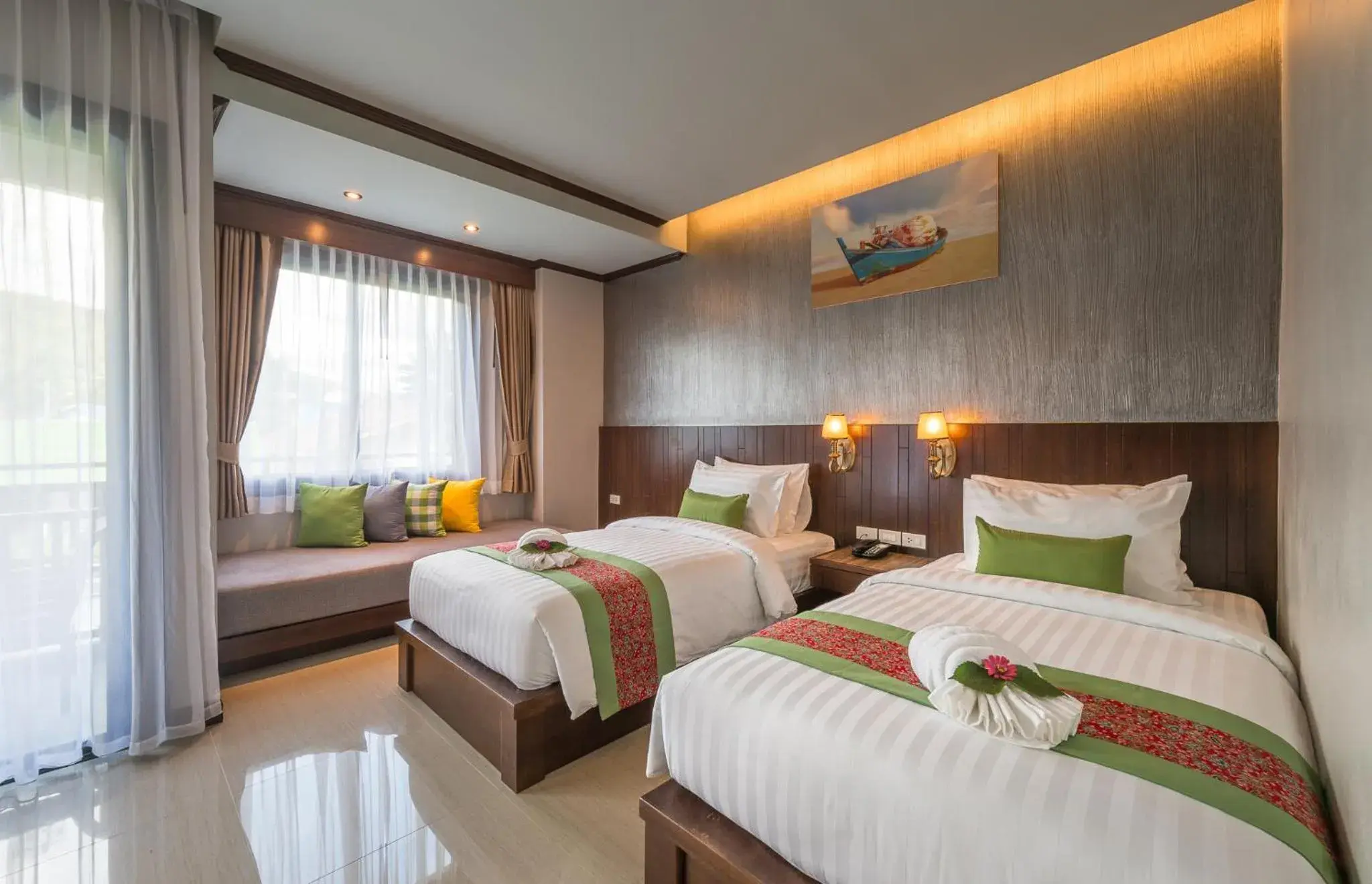 Bed in Andaman Breeze Resort Bed in Andaman Breeze Resort