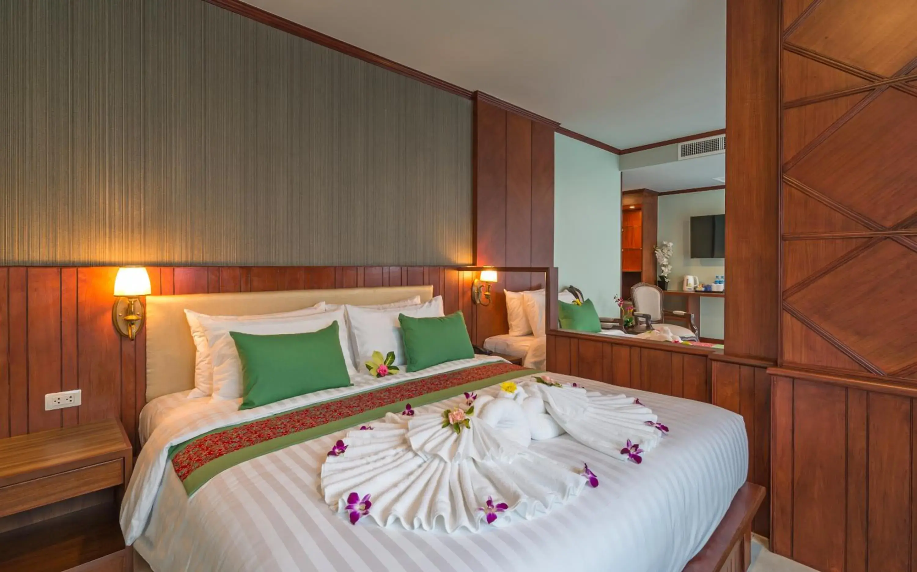 Bed in Andaman Breeze Resort Bed in Andaman Breeze Resort