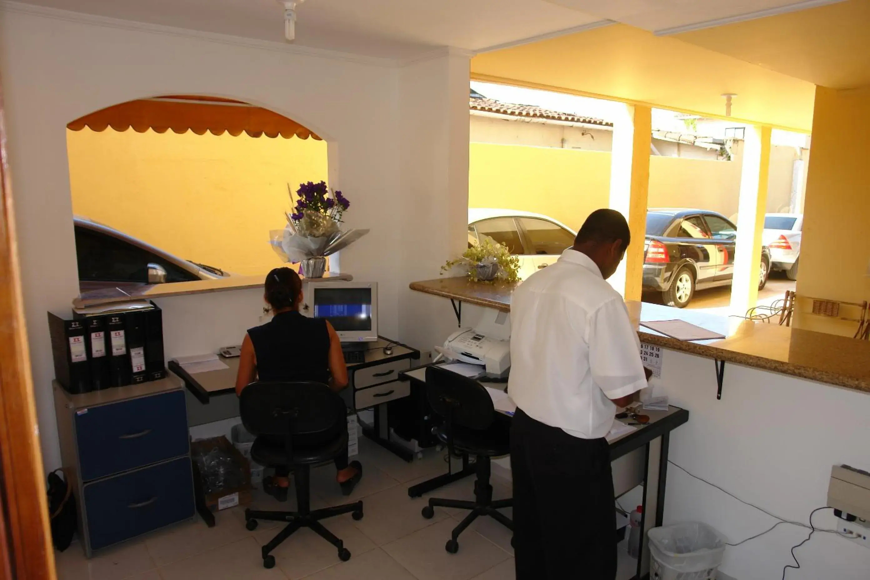 Lobby or reception in Hotel Mar Lobby or reception in Hotel Mar