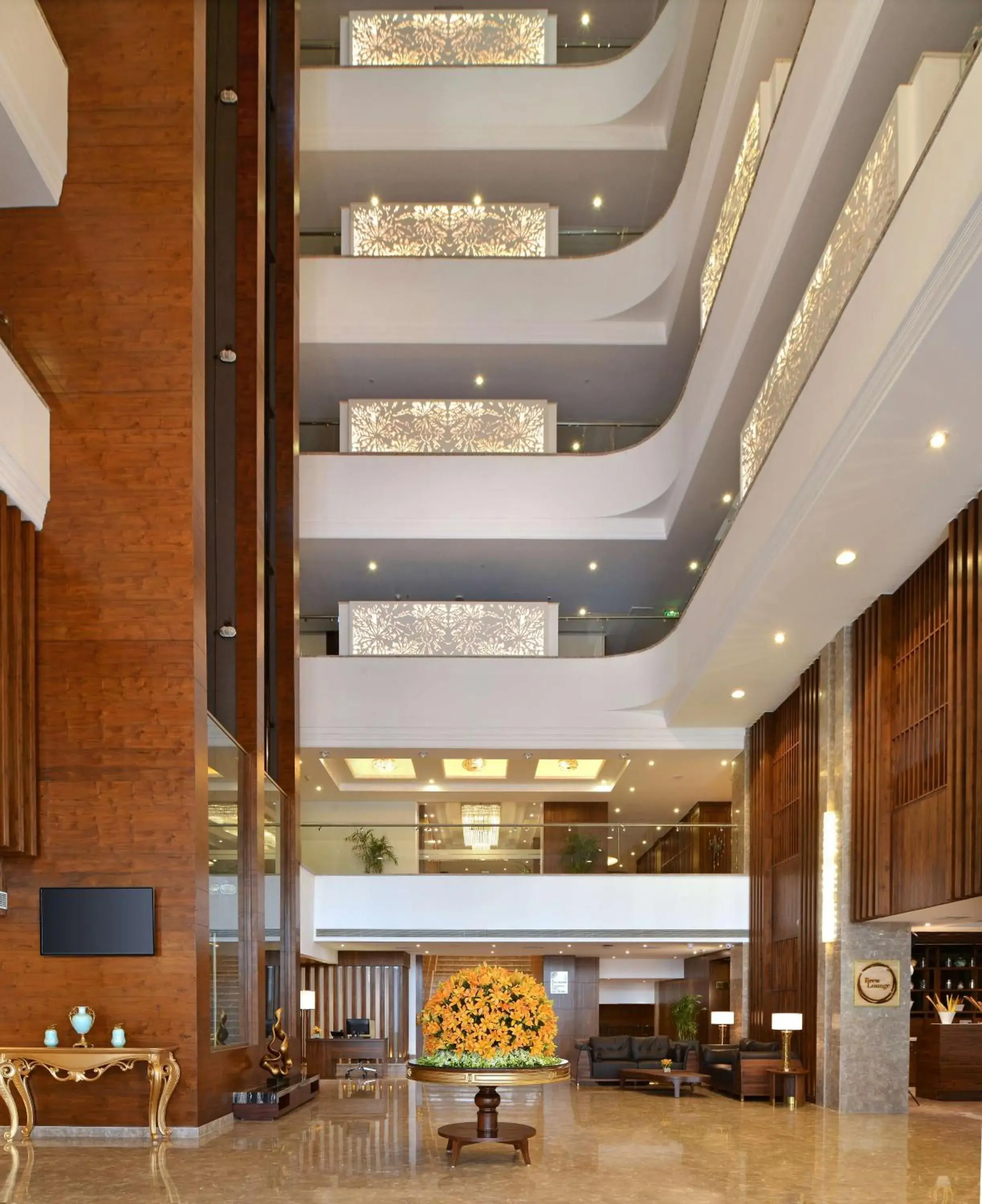 Lobby or reception in Radisson Chandigarh Zirakpur Lobby or reception in Radisson Chandigarh Zirakpur