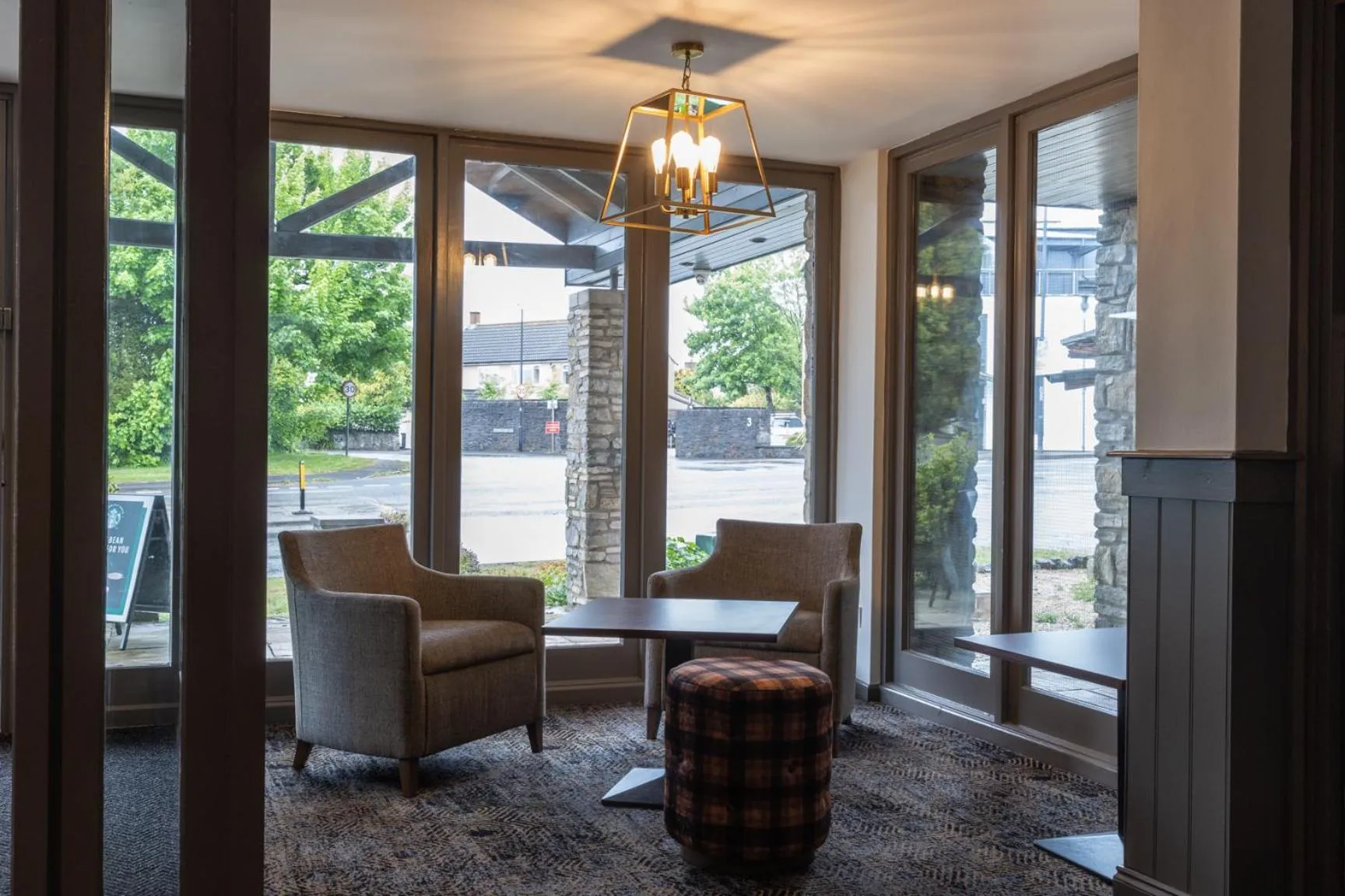 Decorative detail in Almondsbury Interchange Hotel