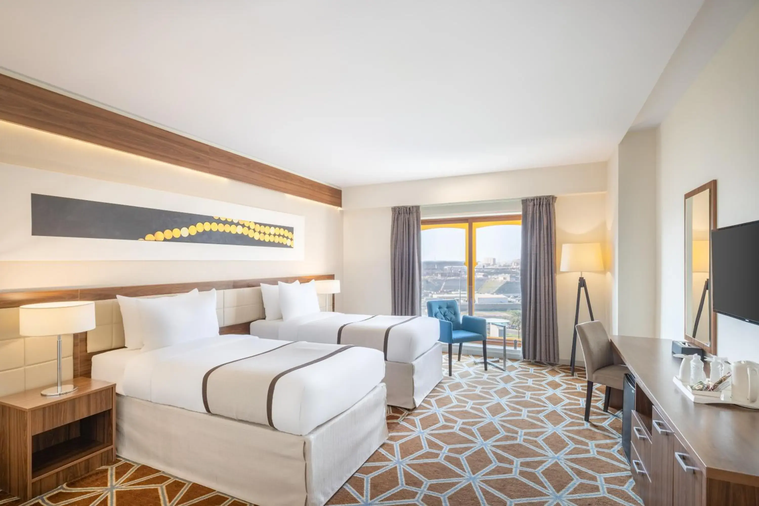 Bed in Blue Coral Hotel Bed in Blue Coral Hotel