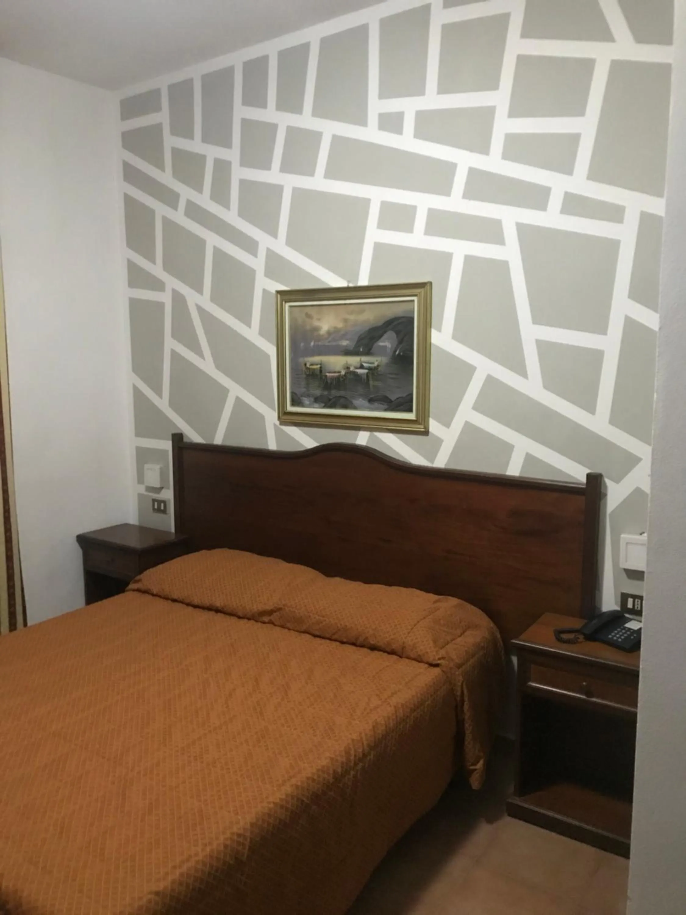Bed in Hotel Chopin