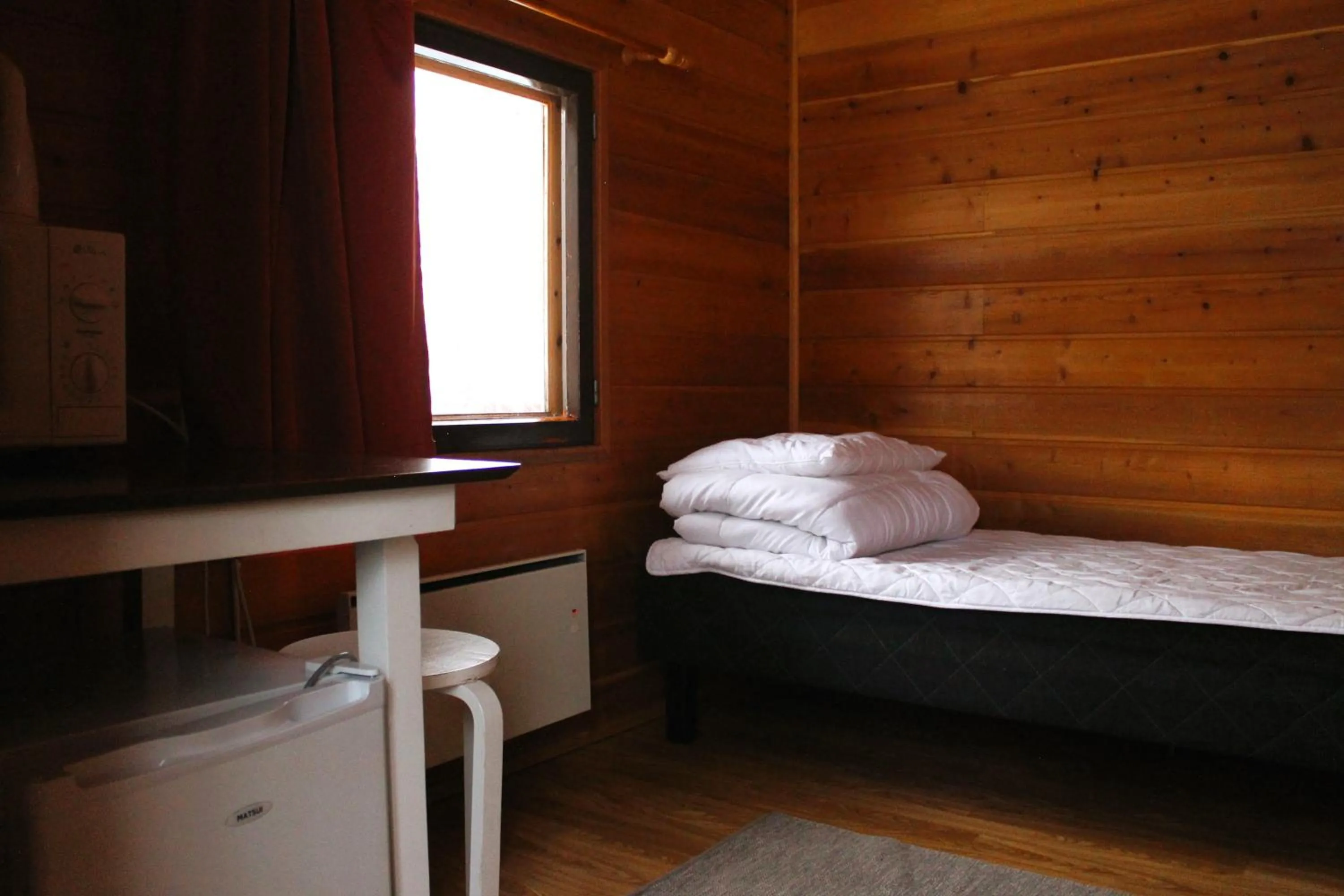 Bedroom, Bed in Ivalo River Camping