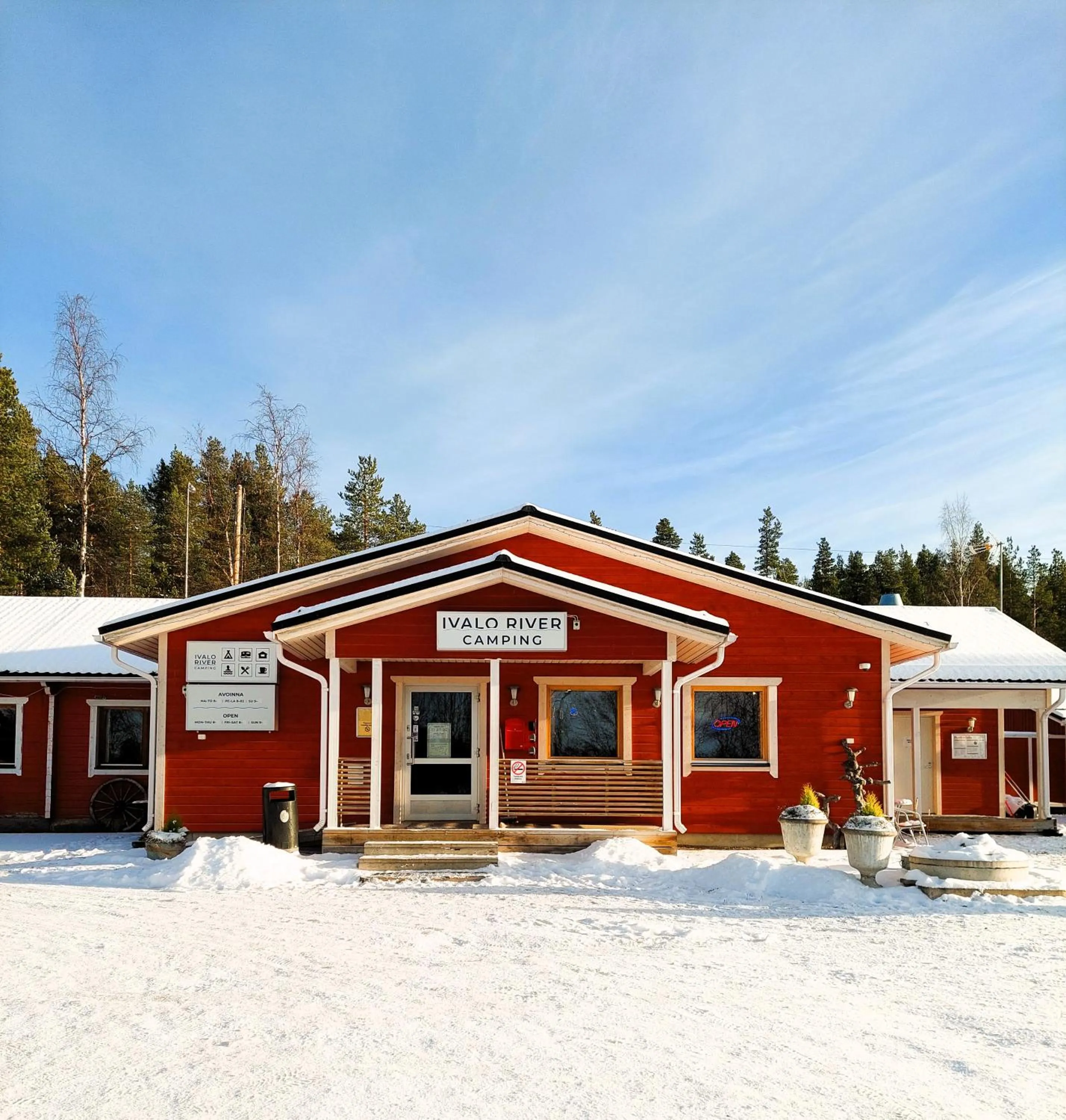 Property building in Ivalo River Camping
