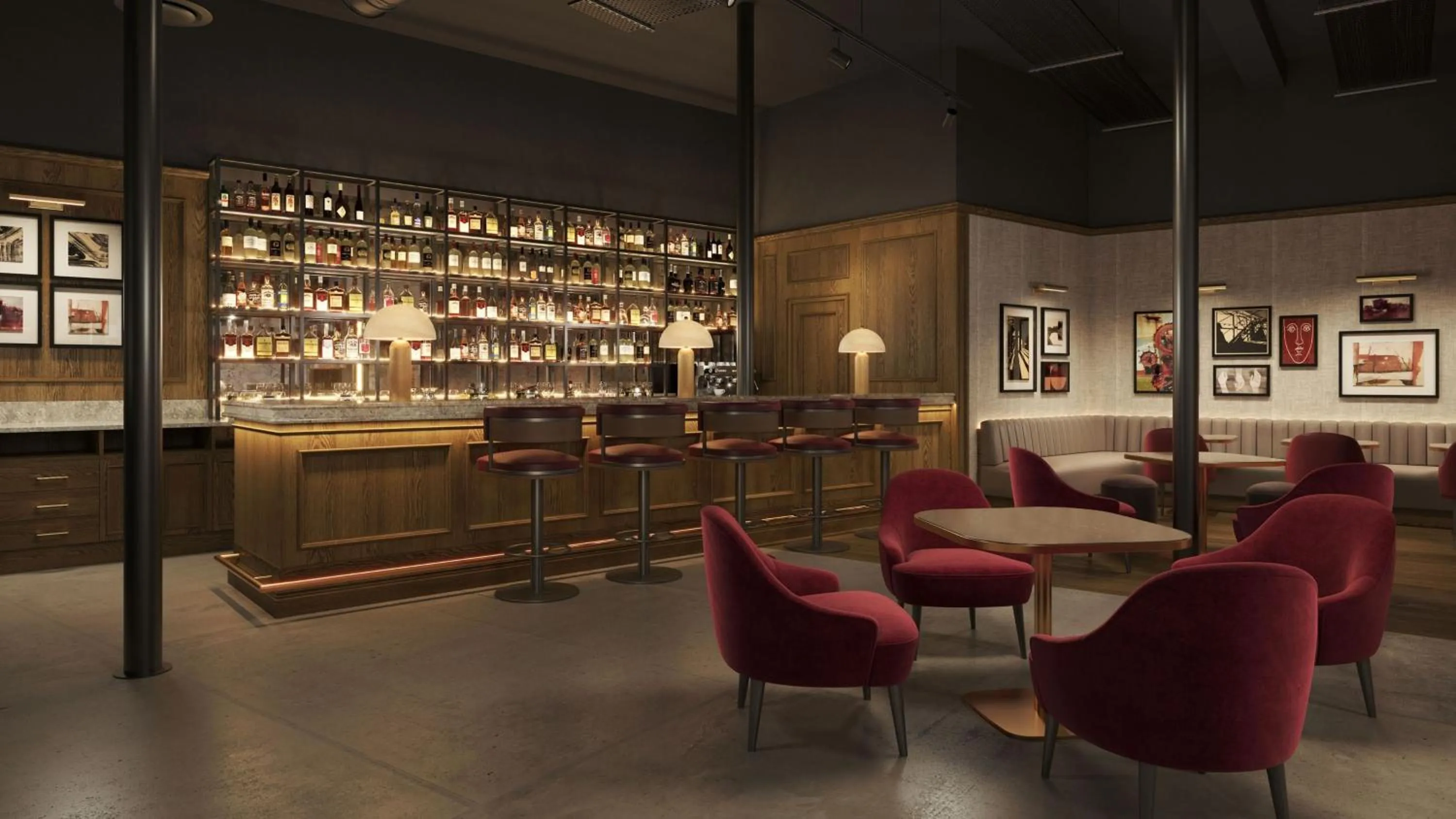 Lounge or bar in Hotel Indigo - Dundee by IHG