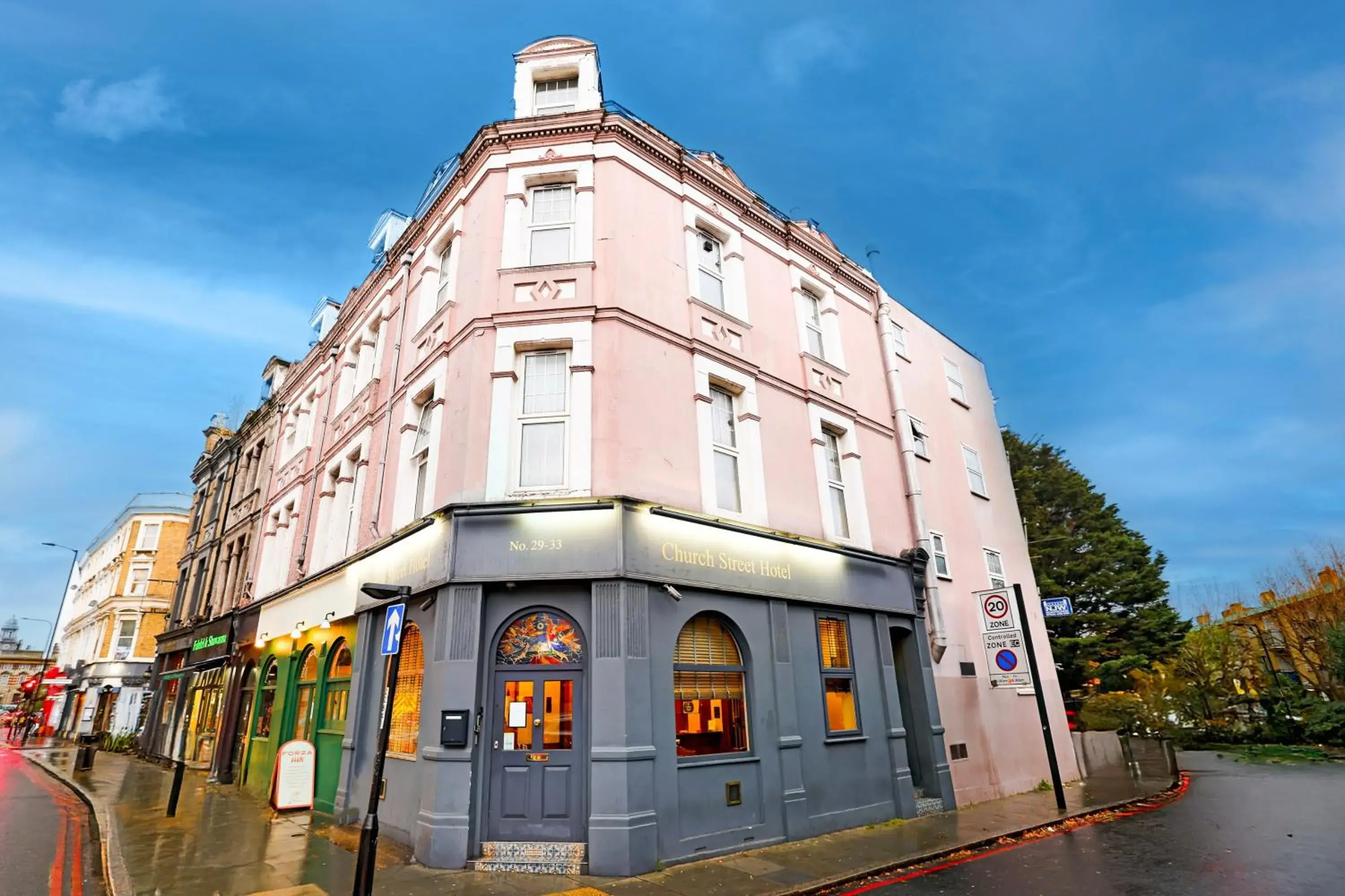 Facade/entrance in Church Street Hotel by Belvilla near The Oval London Facade/entrance in Church Street Hotel by Belvilla near The Oval London