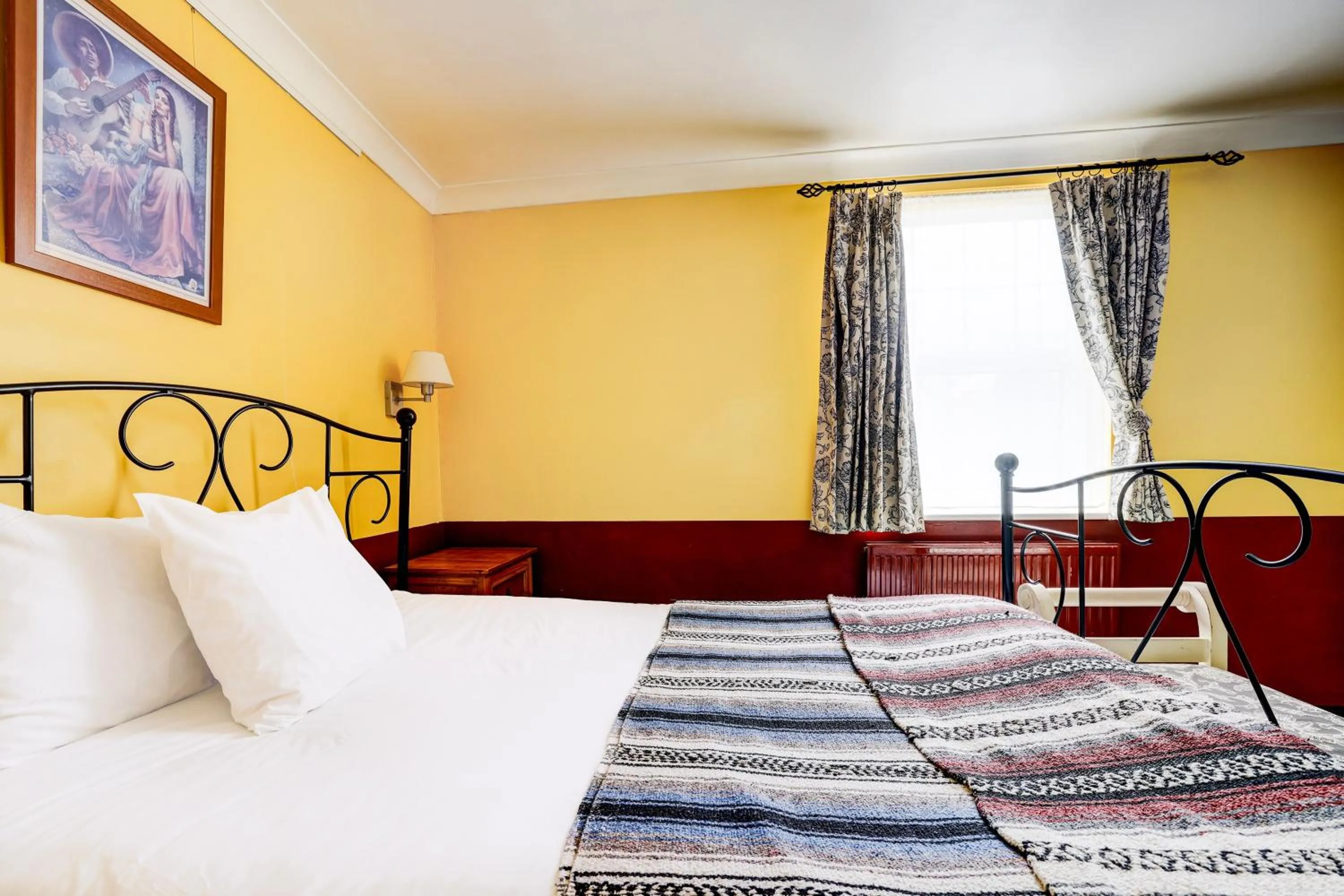 Bedroom, Bed in Church Street Hotel by Belvilla near The Oval London